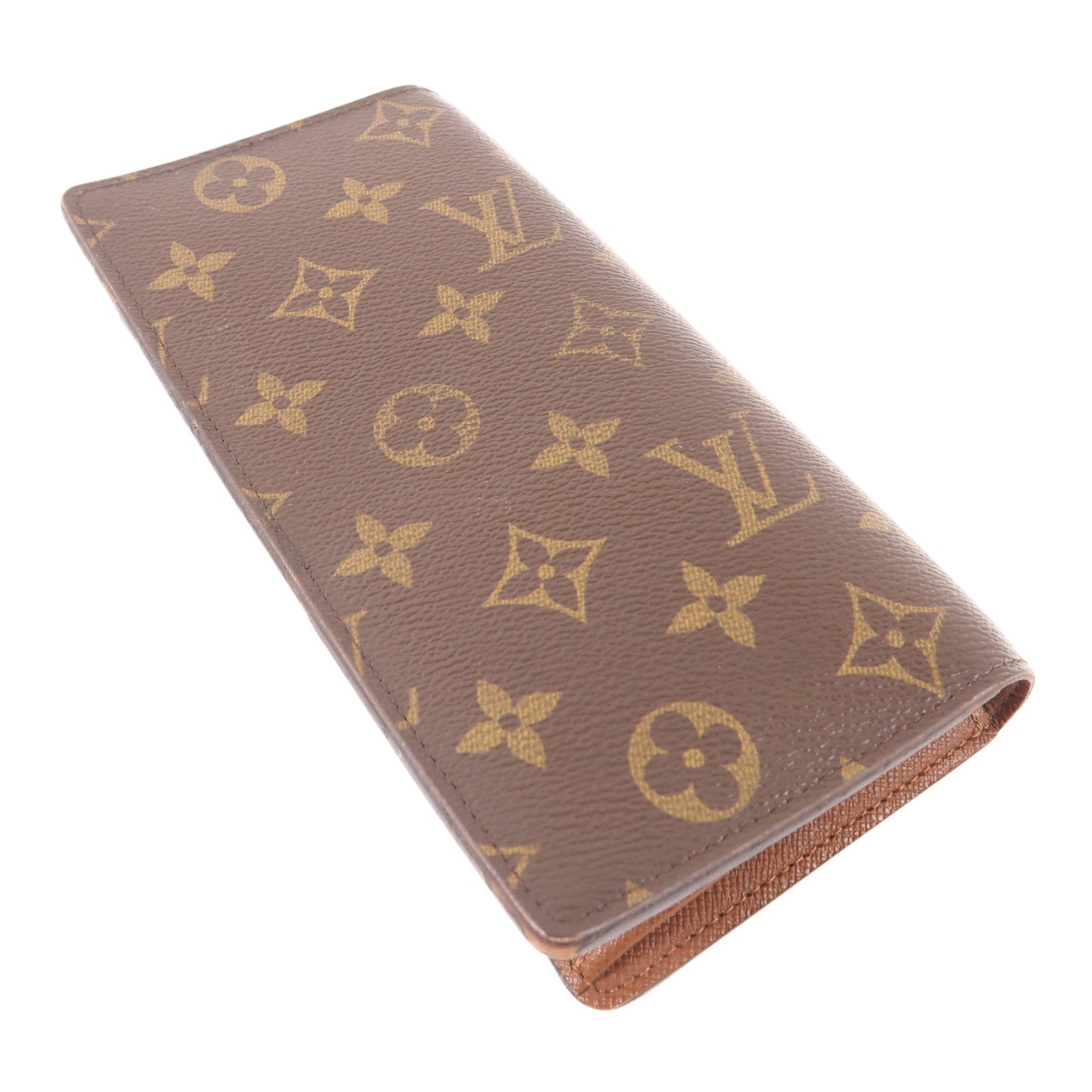 LOUIS VUITTON Monogram Brazza Wallet金扣長錢包