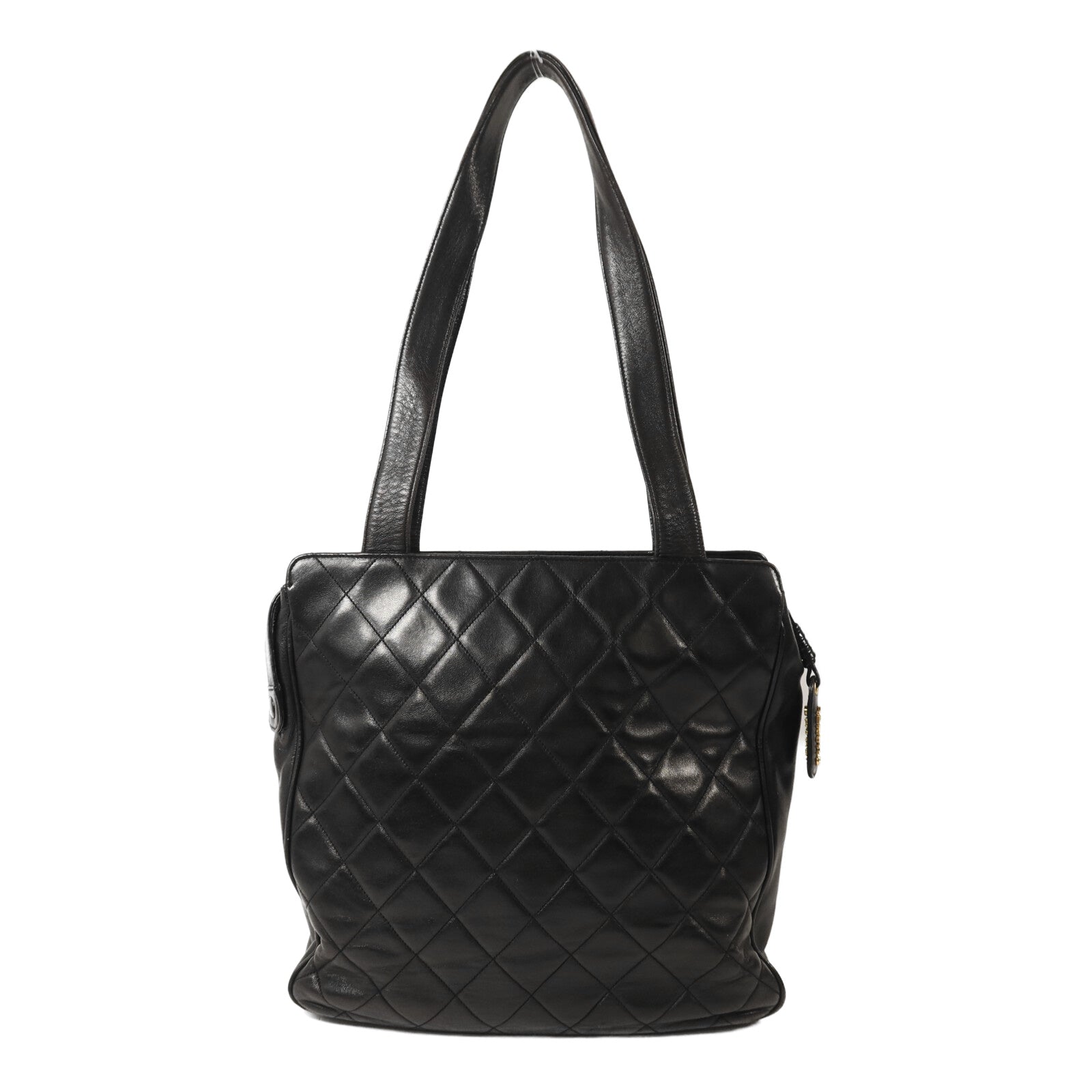 CHANEL 牛皮皮革Shoulder Bag金扣肩背袋