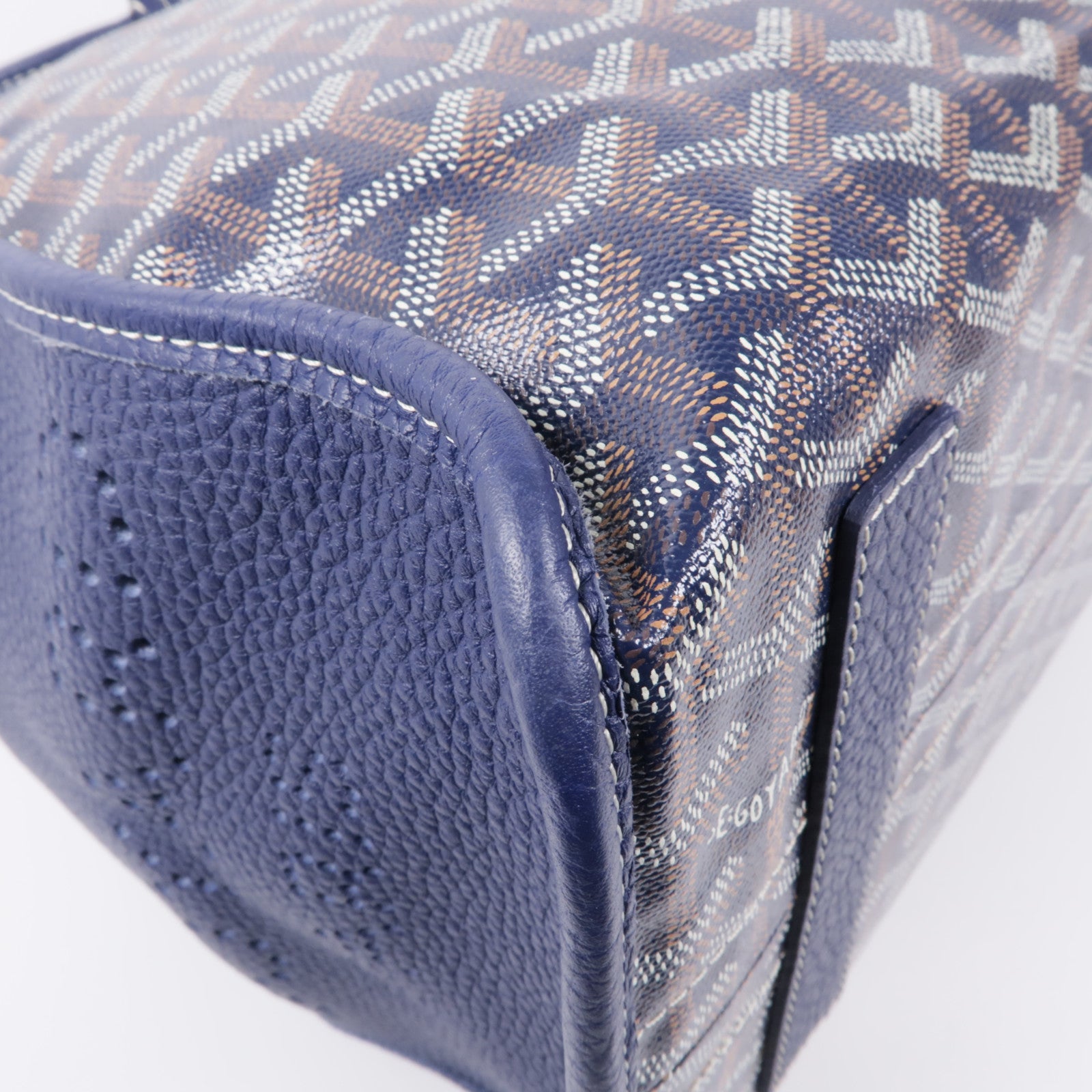 GOYARD 塗層帆布/皮革Hardy PM銀扣手挽袋