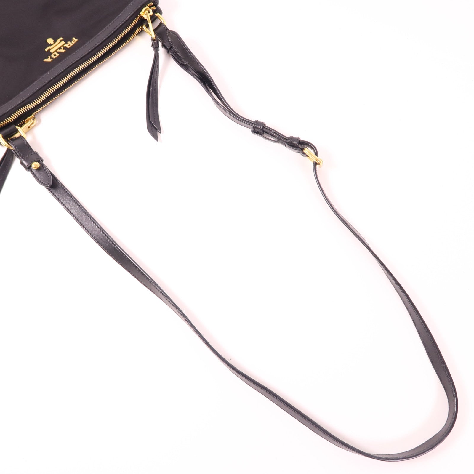 PRADA 尼龍Shoulder Bag金扣肩背袋