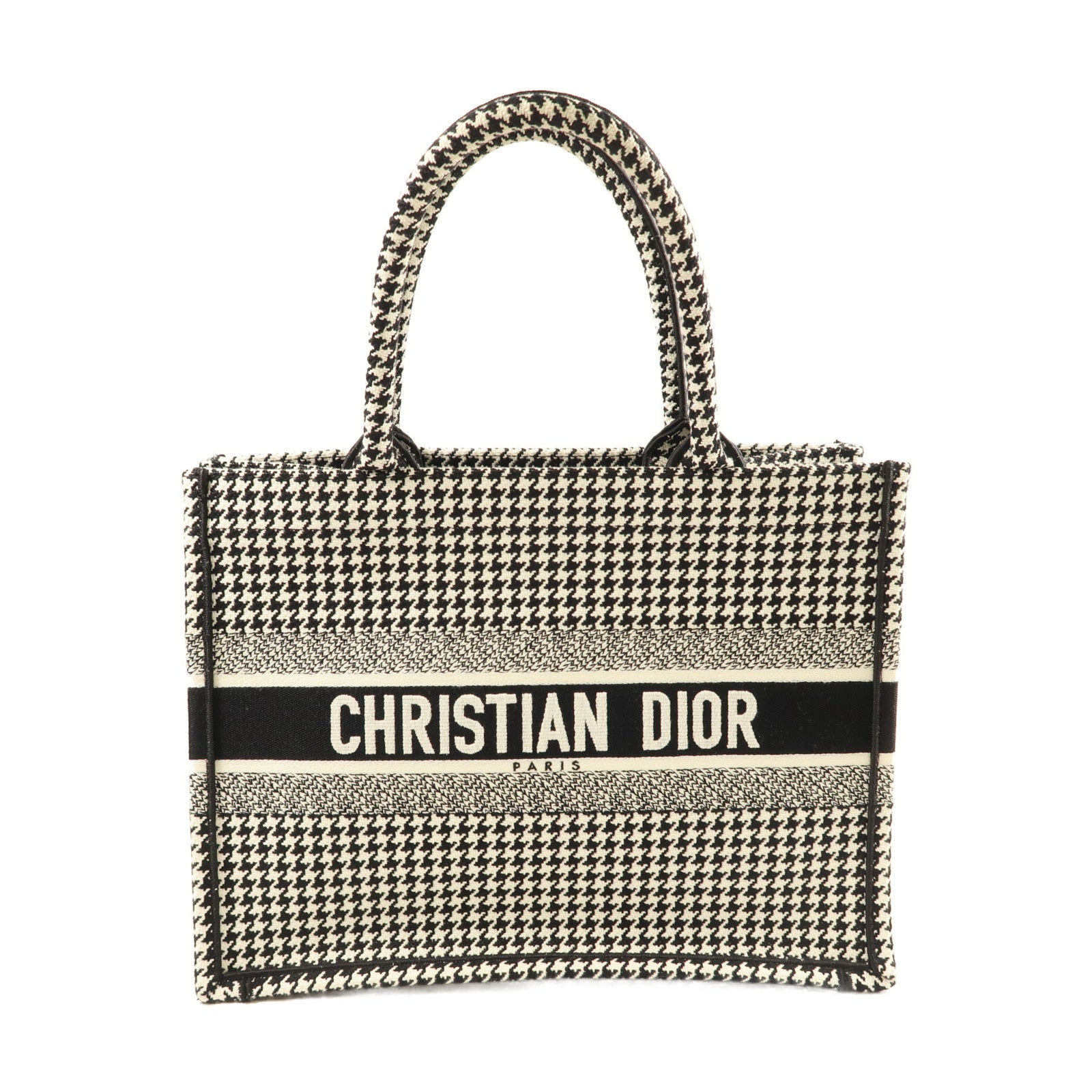 Dior 【激減優惠】帆布Book Tote手挽袋黑色/白色