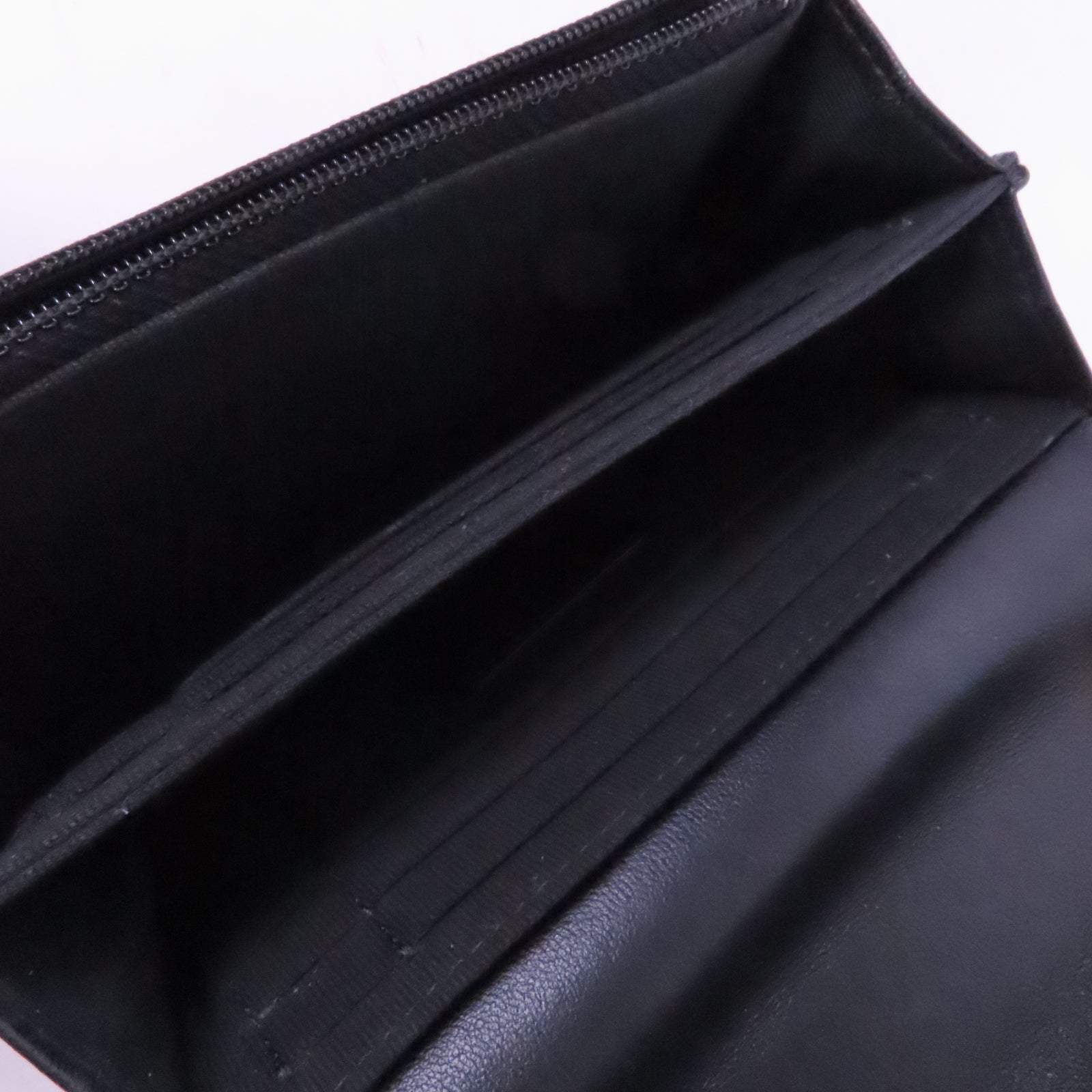 CHANEL 菱格牛皮皮革Chain Shoulder銀扣鏈帶肩背袋黑色