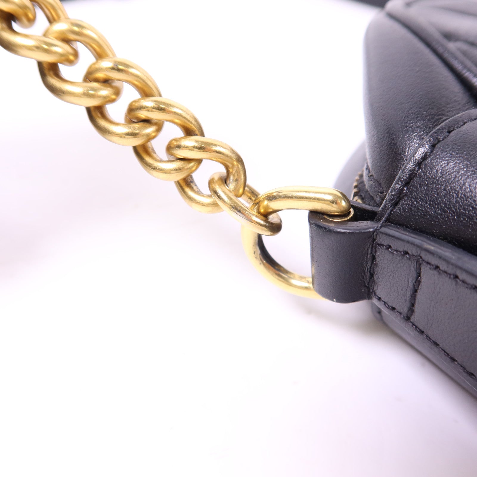 GUCCI 牛皮皮革GG Marmont Shoulder Bag金扣肩背袋