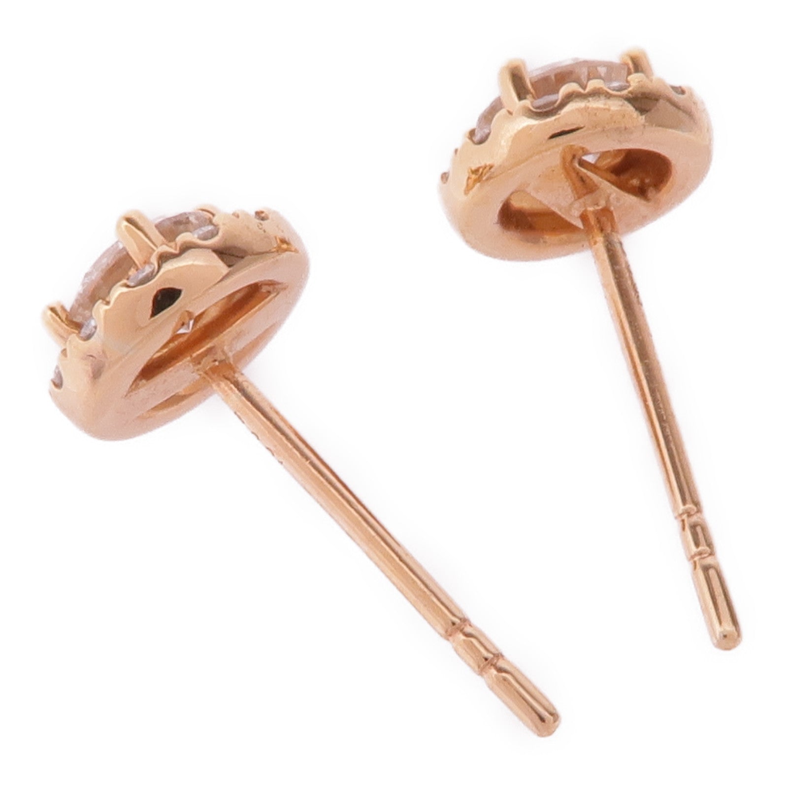 JEWELRY 18K玫瑰金Diamond Earrings鑽石耳環
