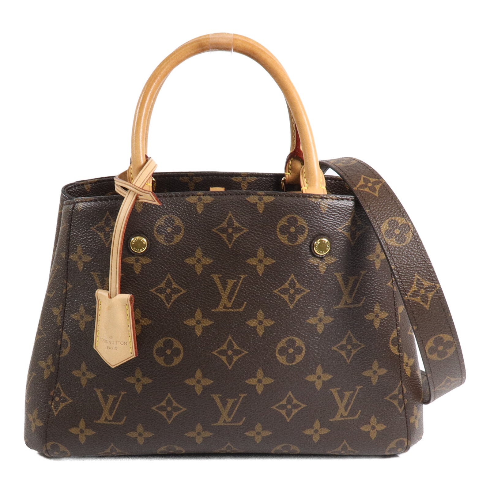 LOUIS VUITTON Monogram Montaigne BB手挽肩背兩用袋