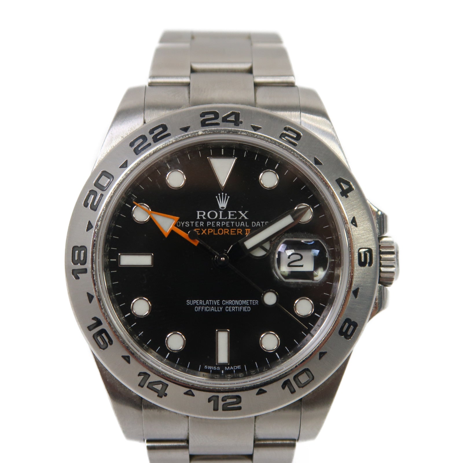 ROLEX Explorer II不鏽鋼手錶自動機芯黑色