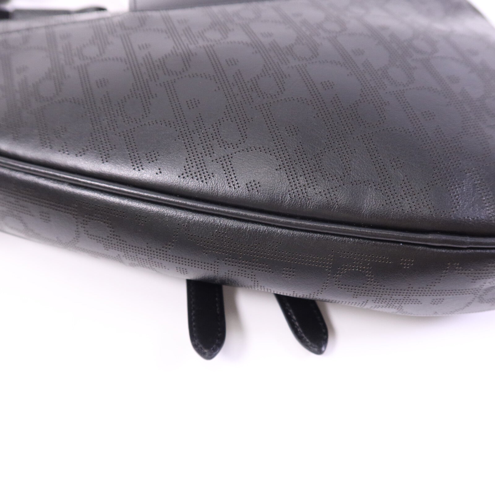 Dior 【激減優惠】牛皮皮革Oblique Galaxy Saddle銀扣肩背袋