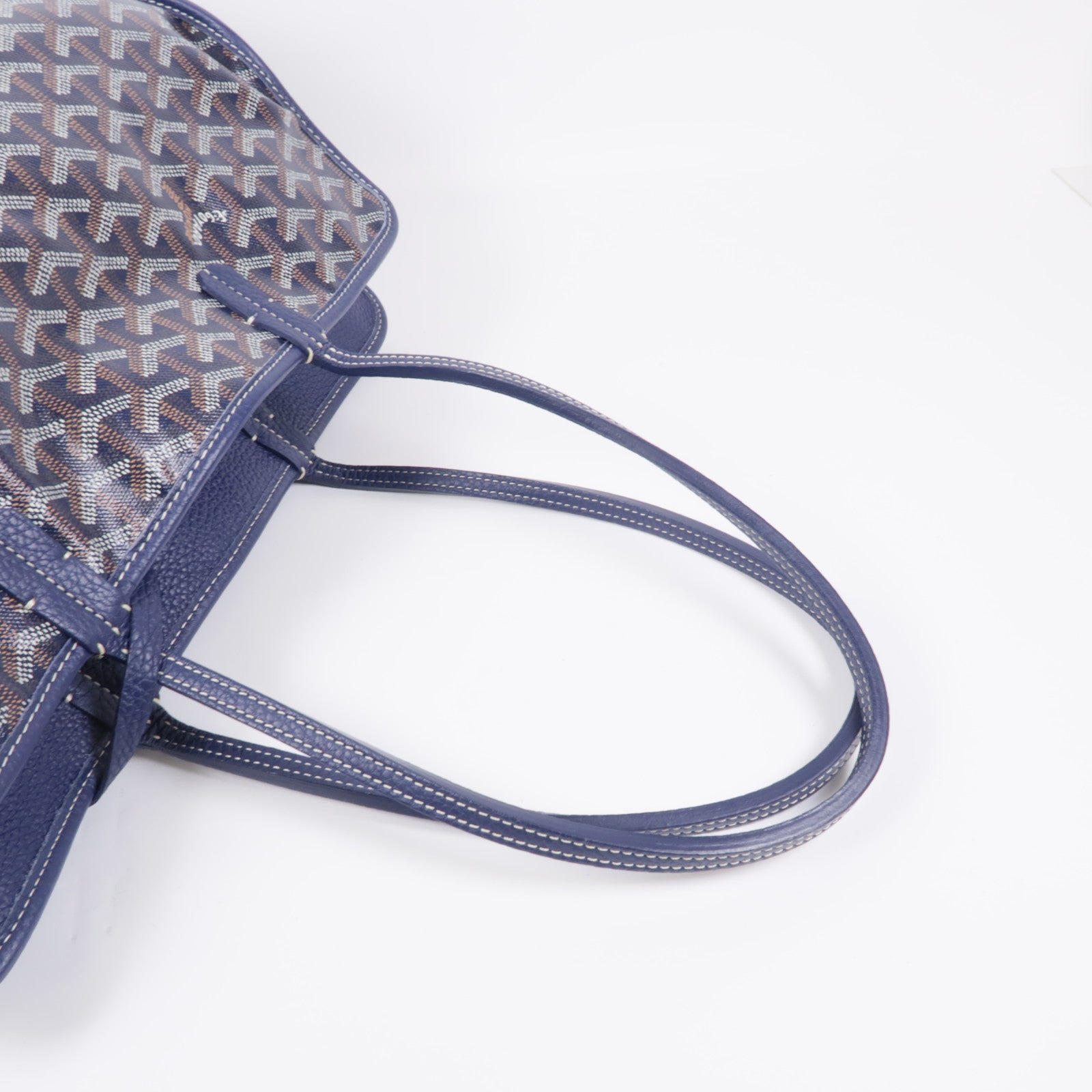 GOYARD 塗層帆布/皮革Hardy PM銀扣手挽袋