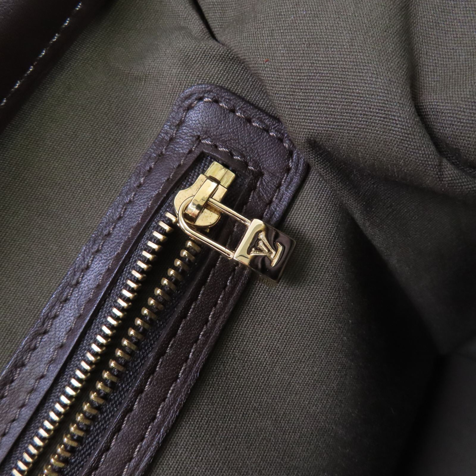 LOUIS VUITTON 【激減優惠】Monogram Mini Josephine PM Handbag金扣手挽袋軍綠色/啡色