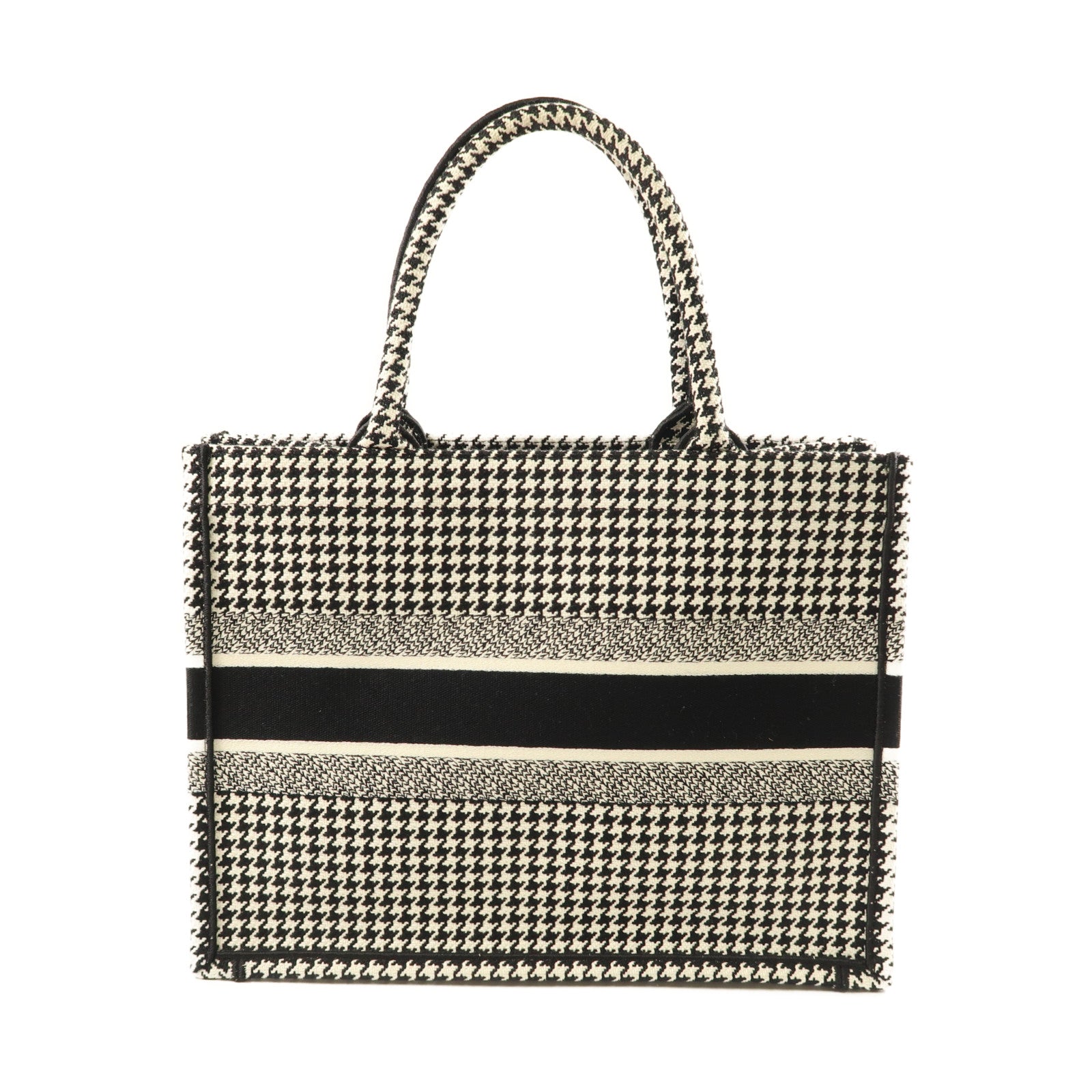 Dior 帆布Book Tote手挽袋黑色/白色