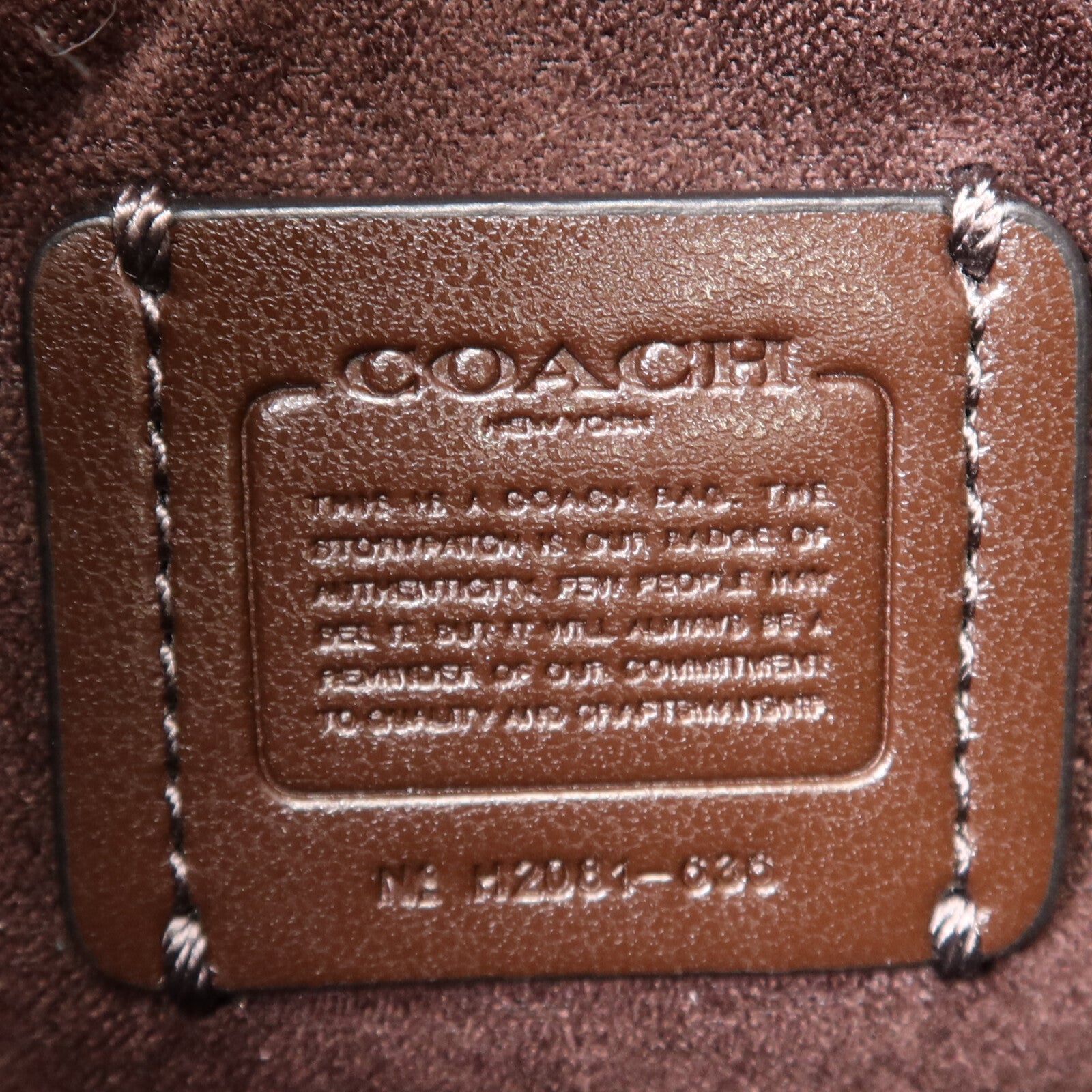 COACH 牛皮皮革2 Way Shoulder Bag手挽肩背兩用袋