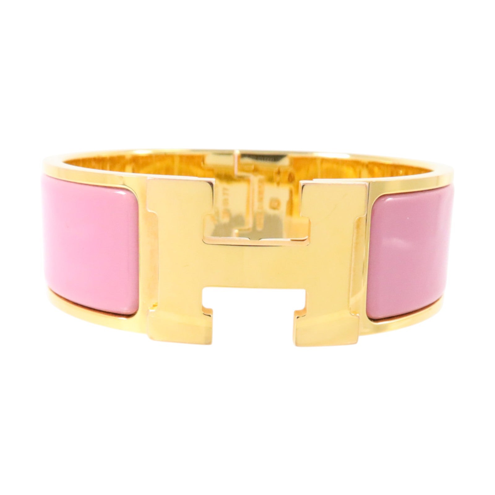 HERMES 金屬/琺瑯Clic-Clac H Bracelet金扣手鏈