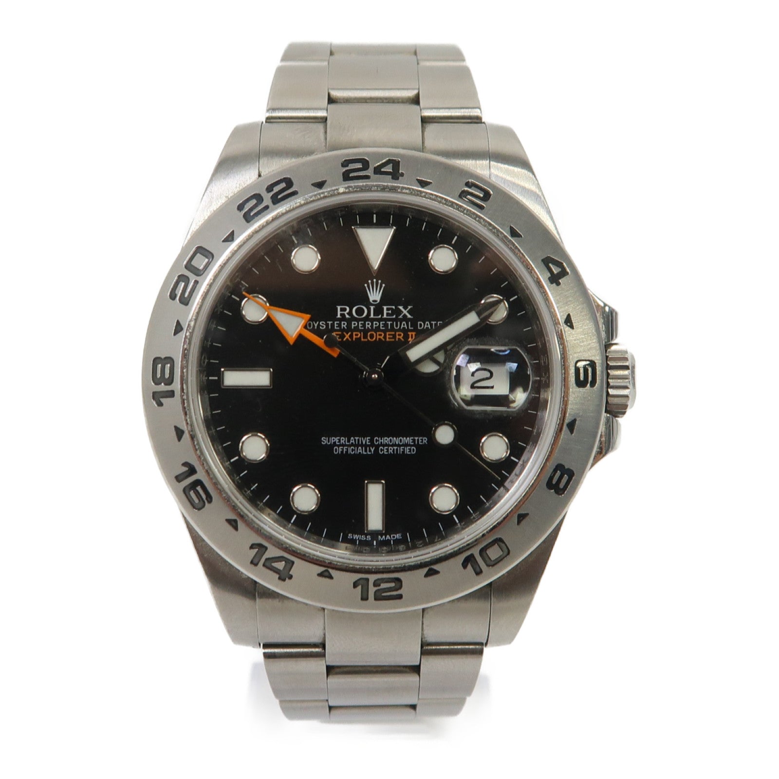 ROLEX Explorer II不鏽鋼手錶自動機芯黑色
