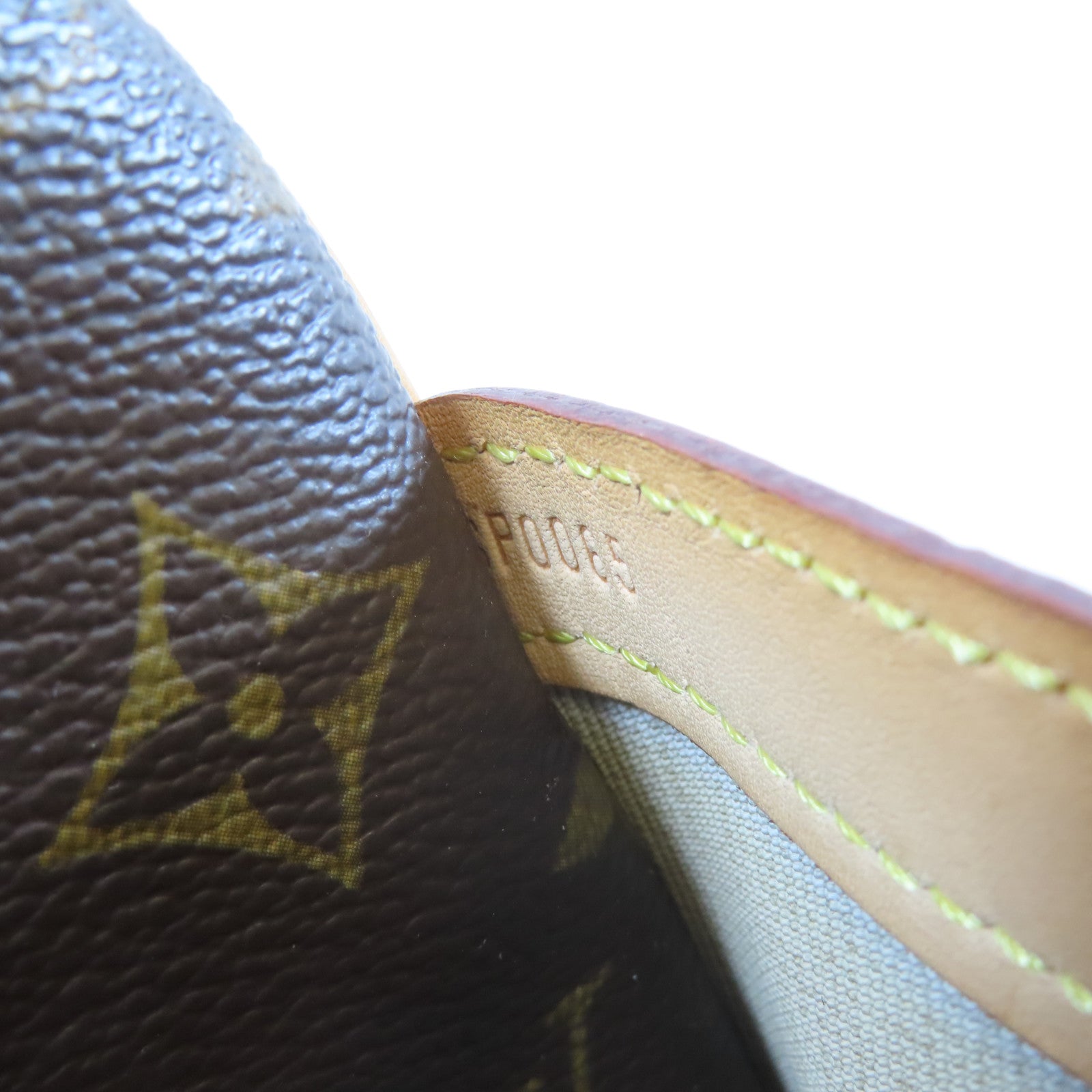 LOUIS VUITTON Monogram Reporter PM金扣肩背袋啡色