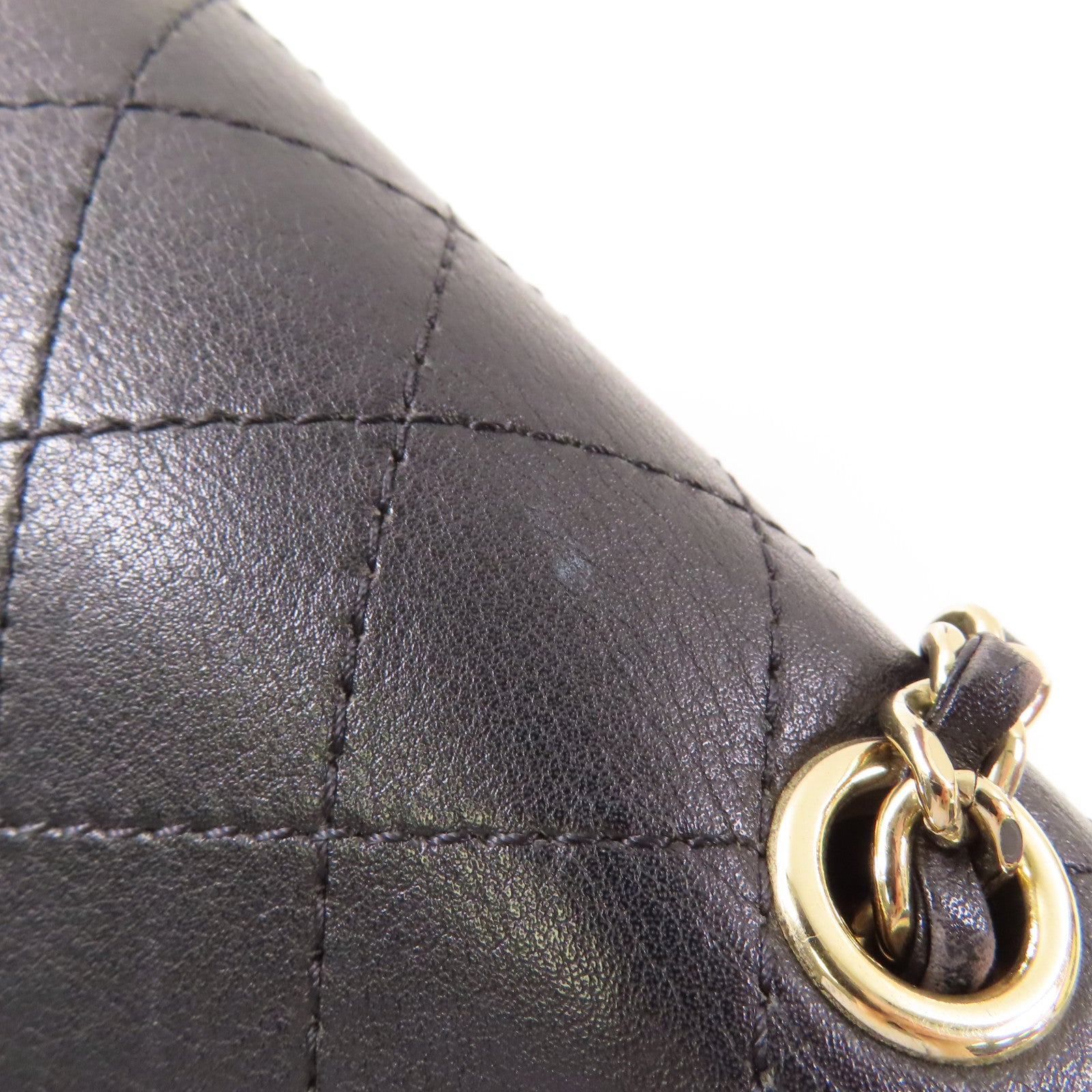 CHANEL【激減優惠】 牛皮皮革Chain Shoulder Bag金扣鏈帶肩背袋