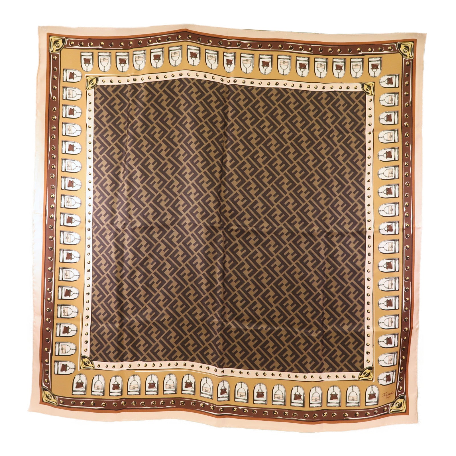 FENDI 絲質Scarf絲巾