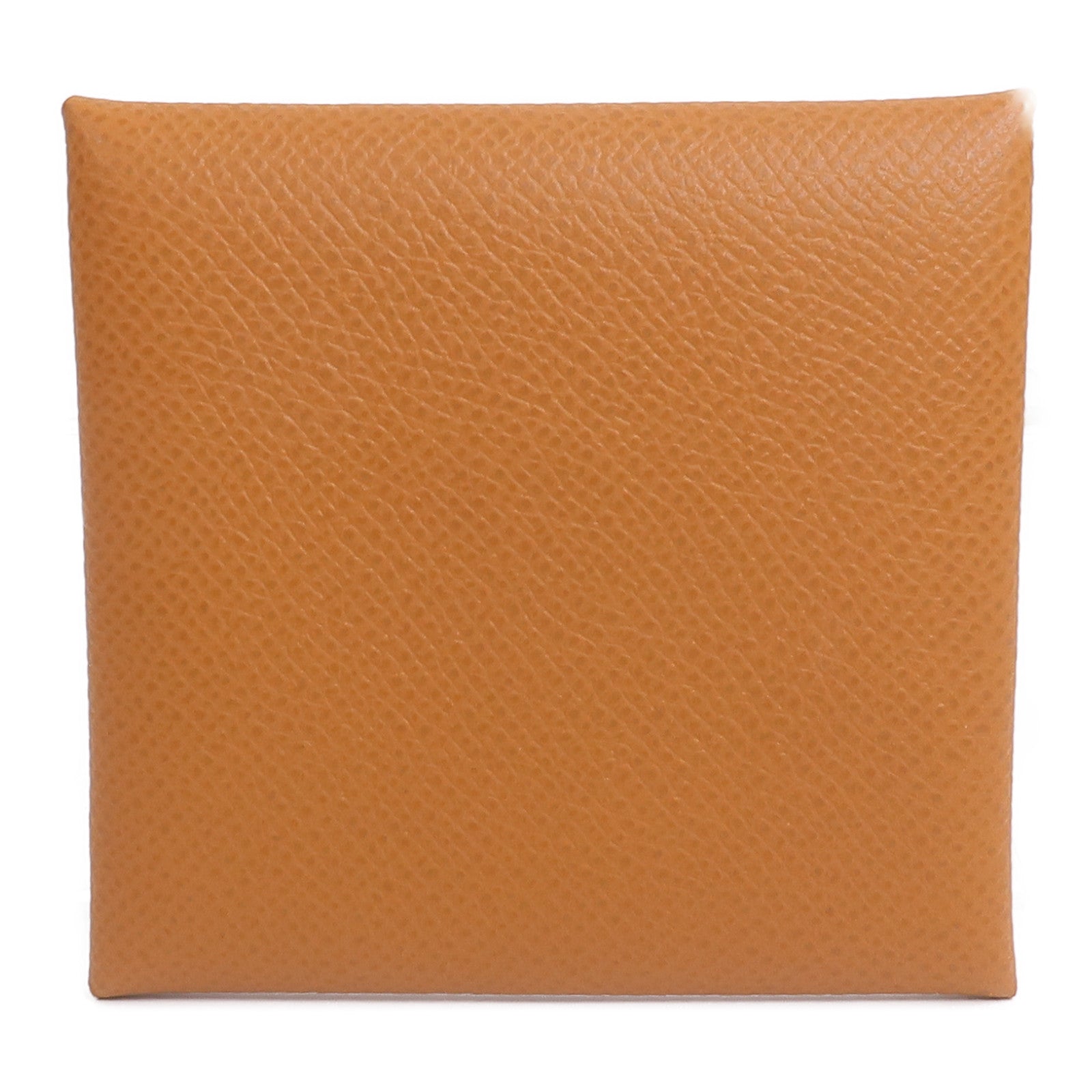 HERMES Epsom皮革Bastia零錢包Gold