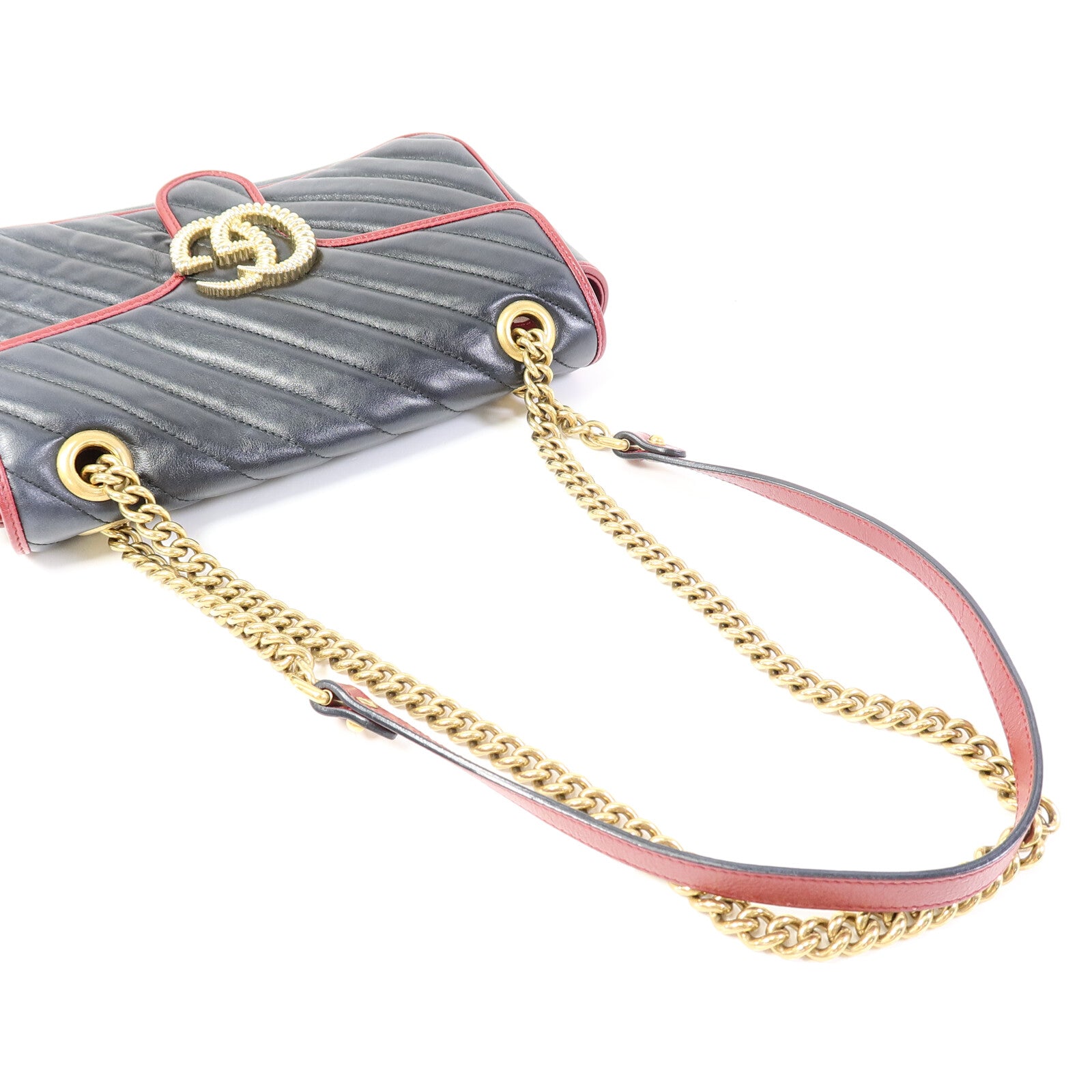 GUCCI GG Marmont Shoulder Bag鏈帶肩背袋