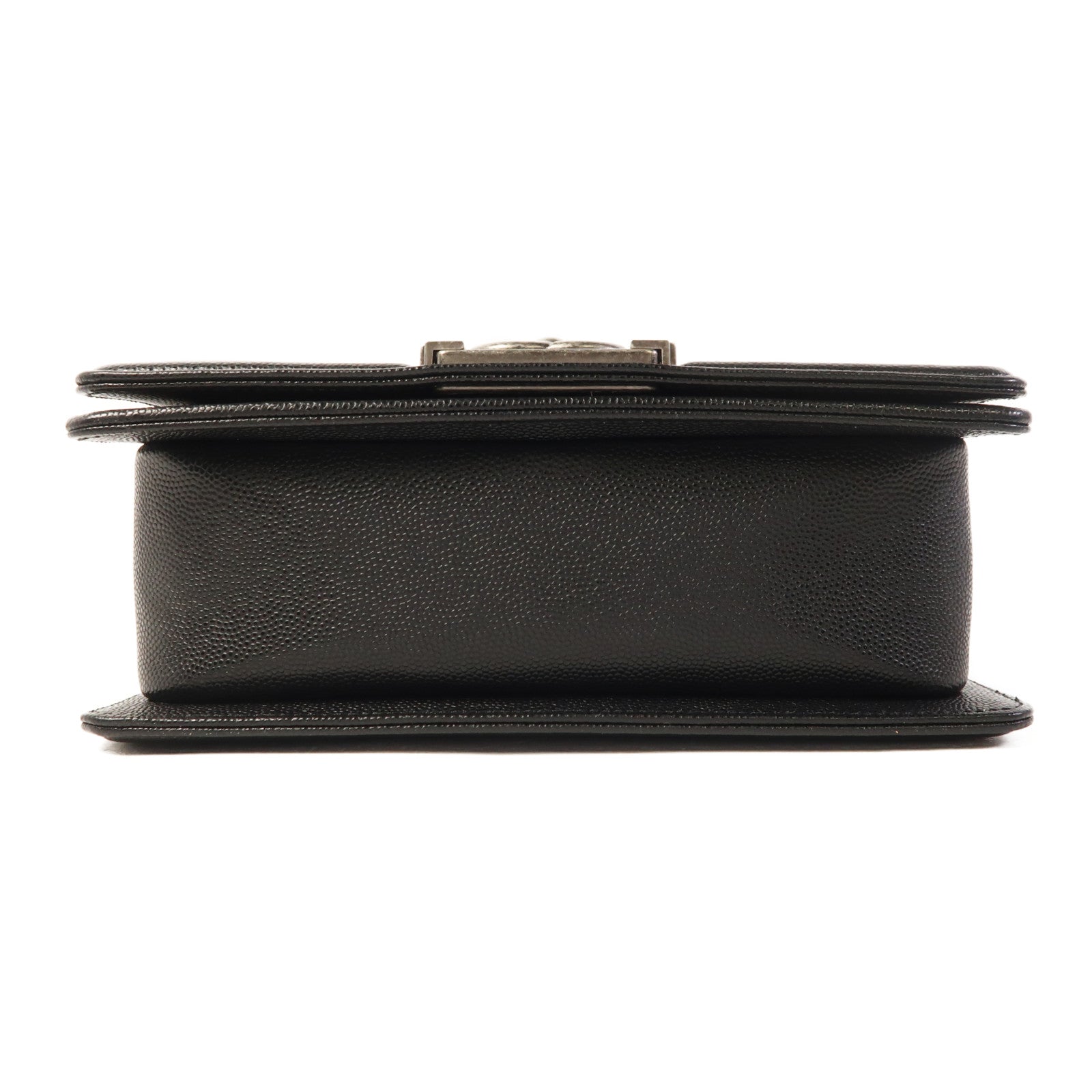 CHANEL 牛皮皮革Boy 20銀扣鏈帶肩背袋