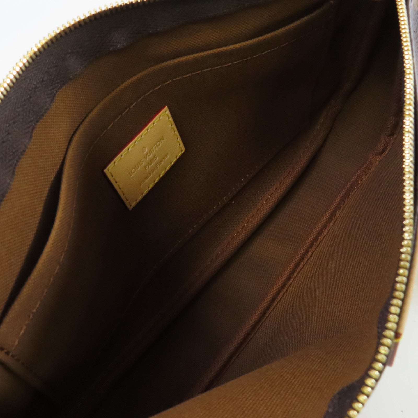 LOUIS VUITTON Monogram Multi Pochette Accessoires Shoulder Bag金扣肩背袋啡色/粉紅色
