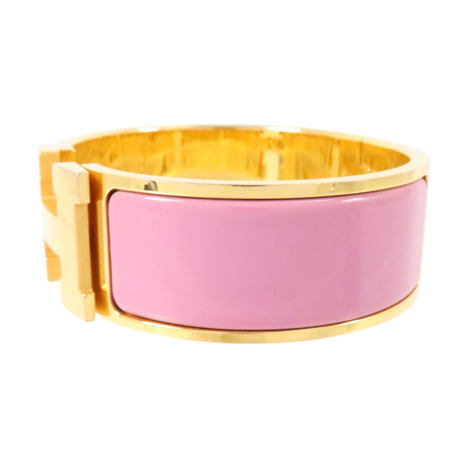 HERMES 金屬/琺瑯Clic-Clac H Bracelet金扣手鏈