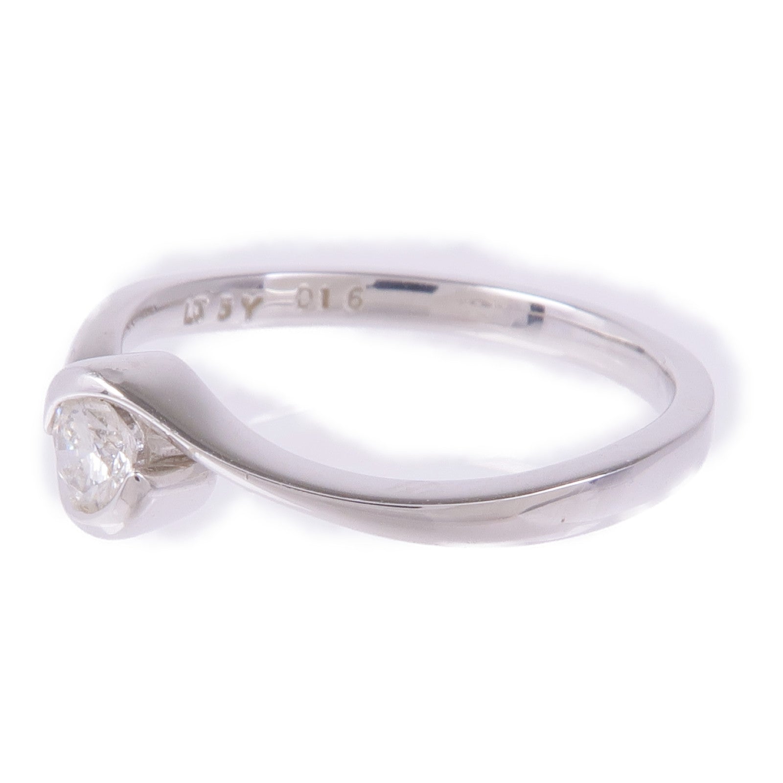JEWELRY 【激減優惠】PT900鉑金Diamond Ring鑽石戒指US#5.75