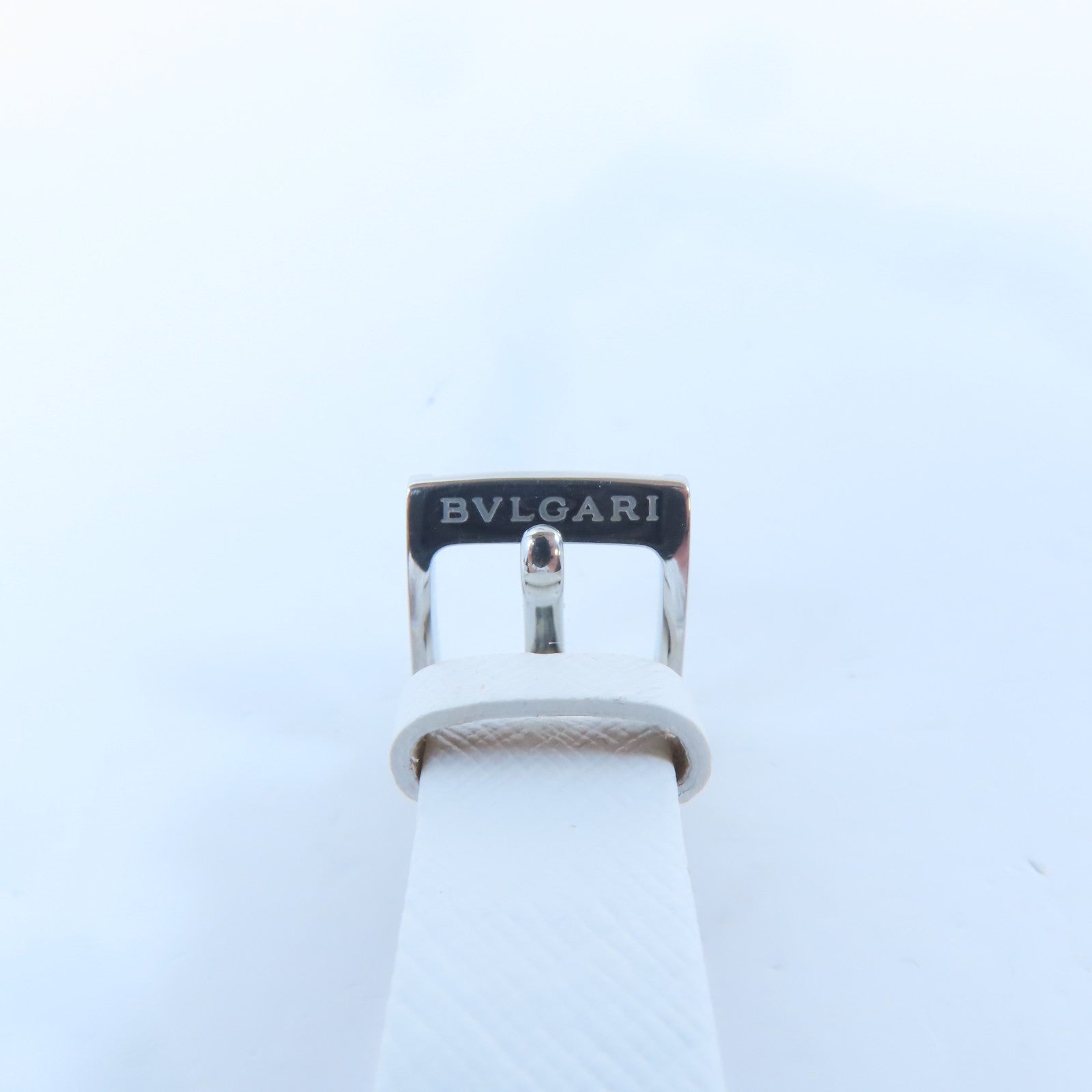 BVLGARI B-zero1不鏽鋼/皮革帶手錶石英機芯藍色