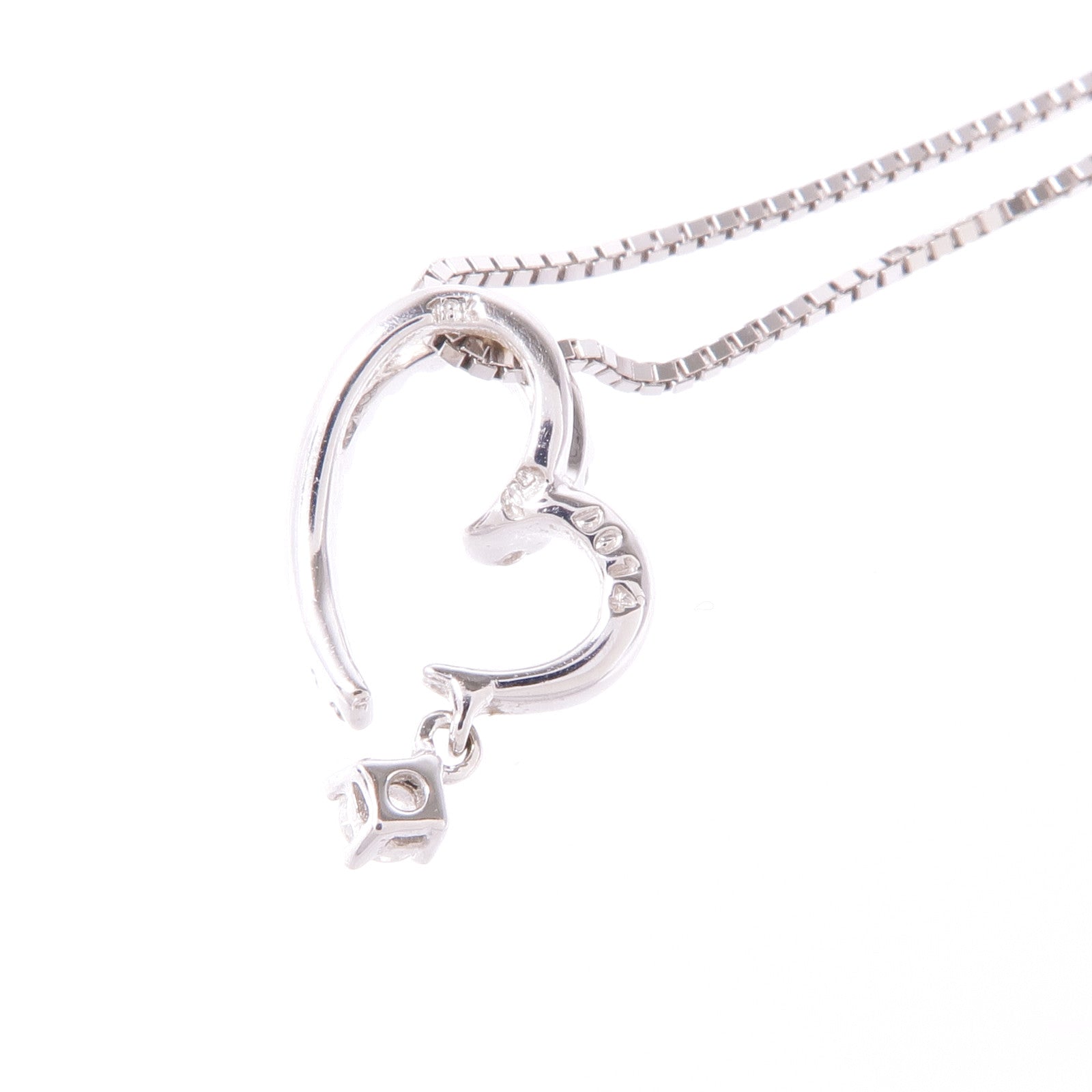 JEWELRY Diamond Necklace 18K White Gold