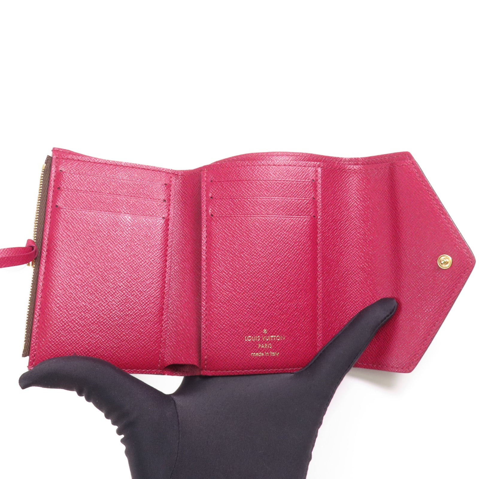 LOUIS VUITTON Monogram Victorine金扣錢包
