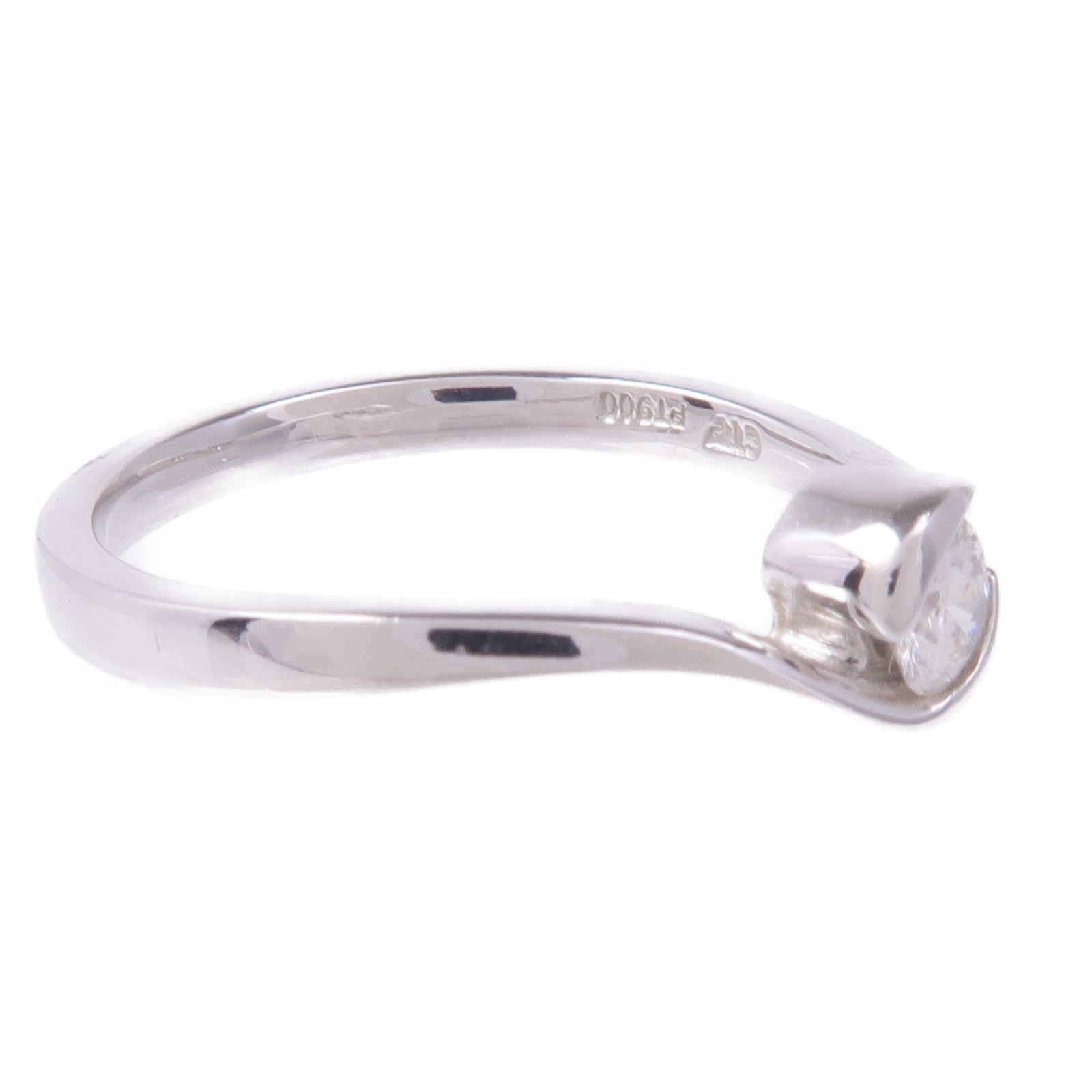JEWELRY 【激減優惠】PT900鉑金Diamond Ring鑽石戒指US#5.75