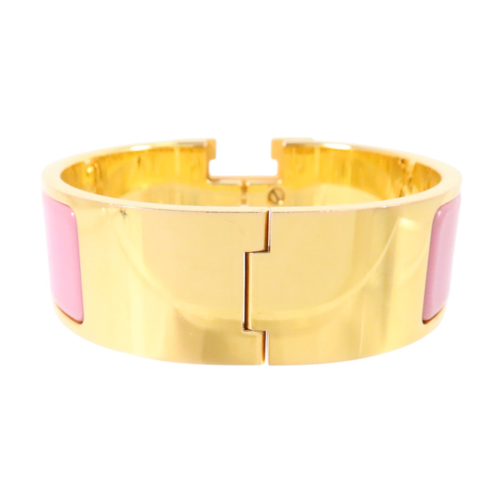 HERMES 金屬/琺瑯Clic-Clac H Bracelet金扣手鏈