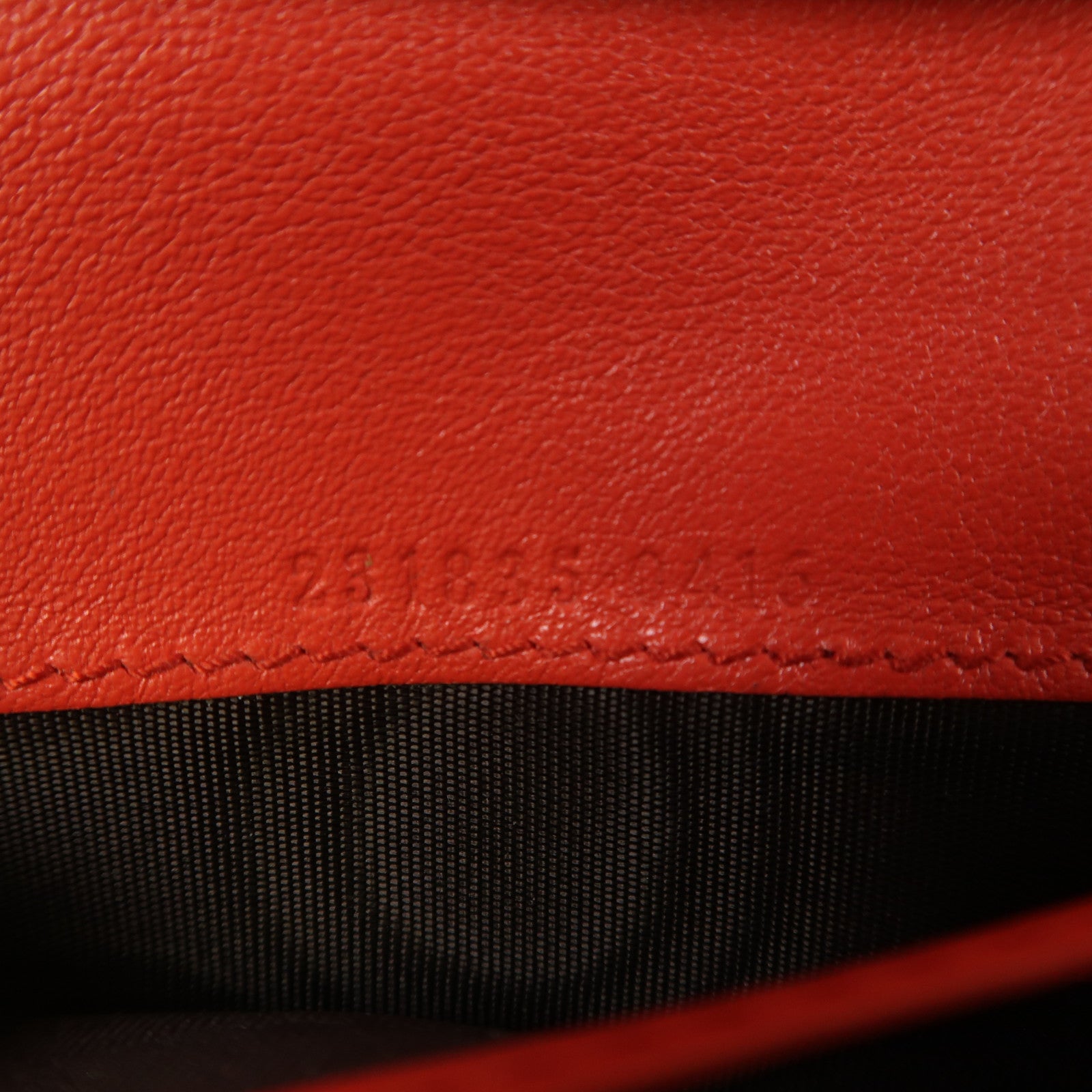 GUCCI 牛皮皮革Long Wallet銀扣長錢包紅色