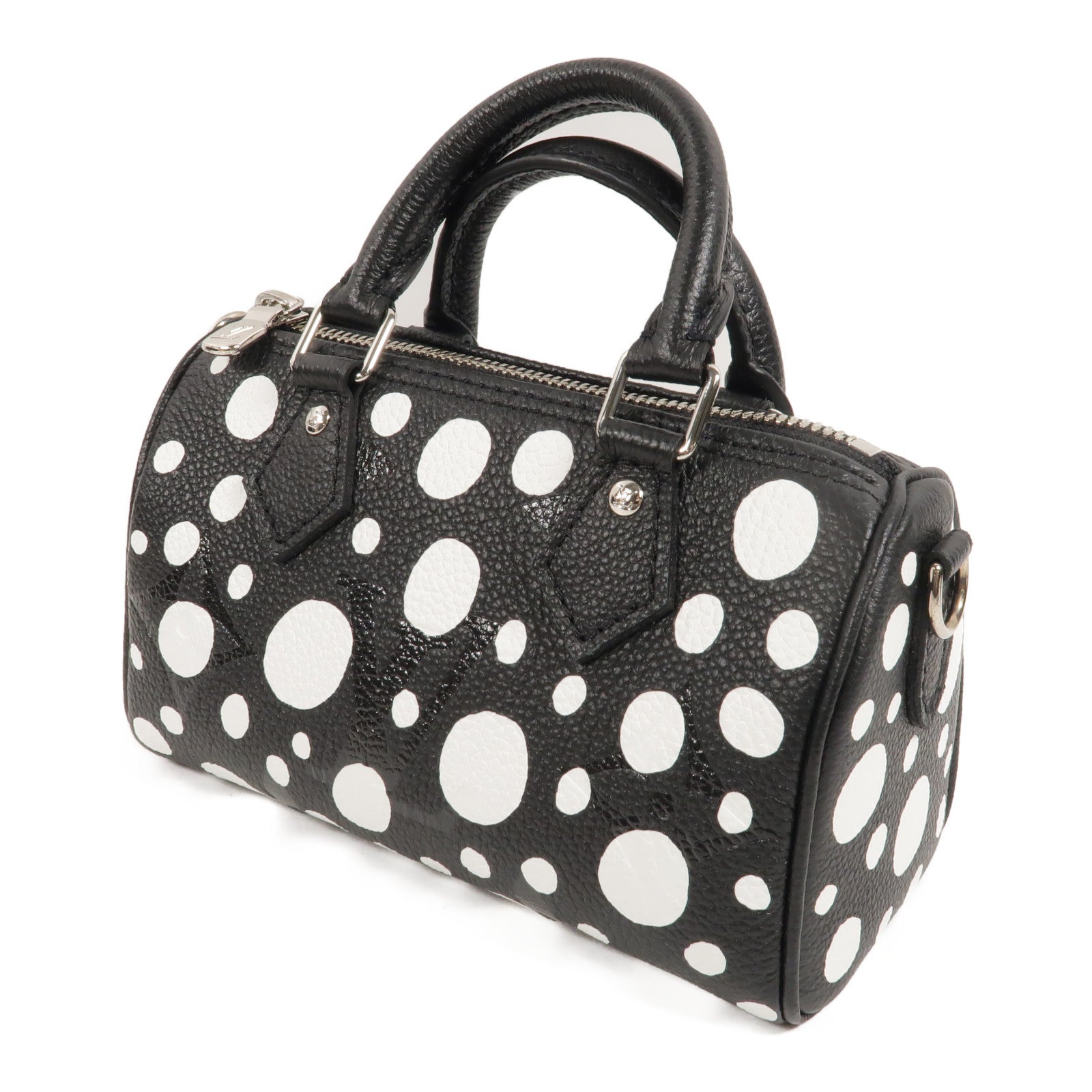 LOUIS VUITTON Monogram Empreinte LV x YK Nano Speedy手挽肩背兩用袋