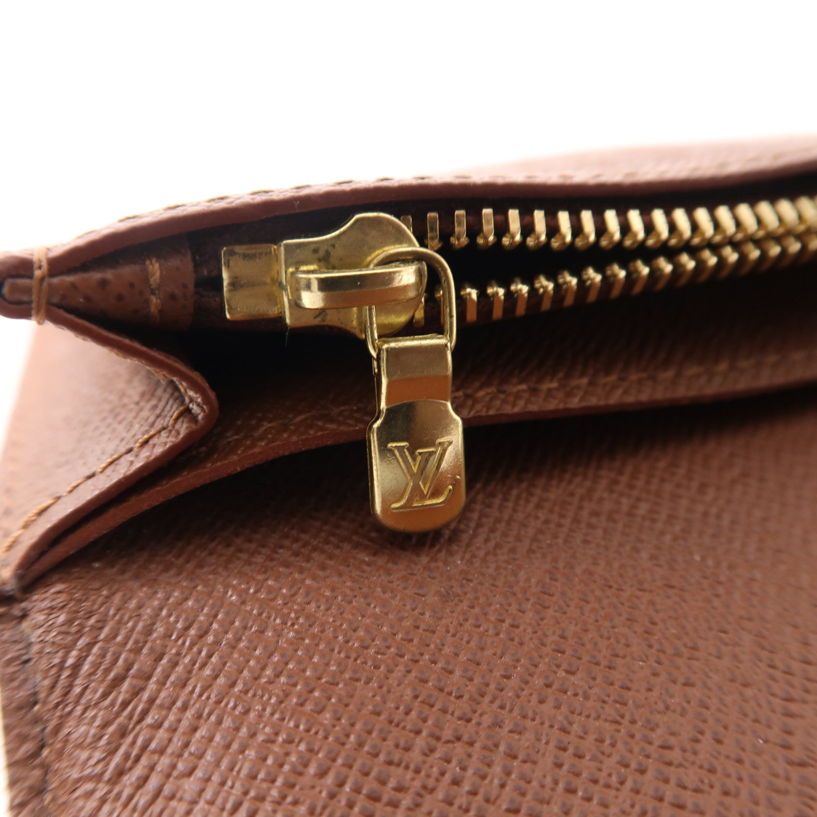 LOUIS VUITTON Monogram Brazza Wallet金扣長錢包