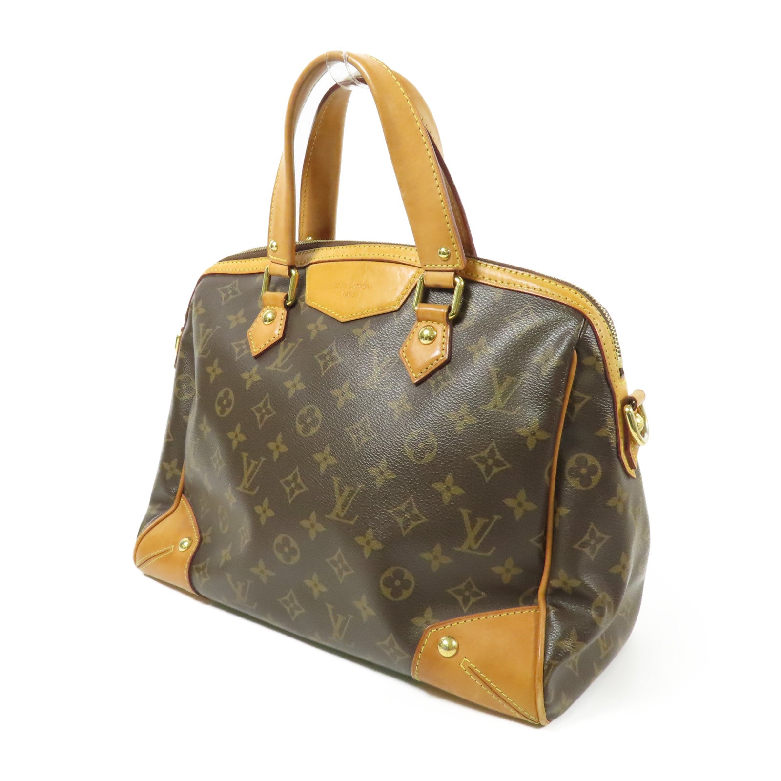 LOUIS VUITTON Monogram Retiro PM金扣手挽肩背兩用袋