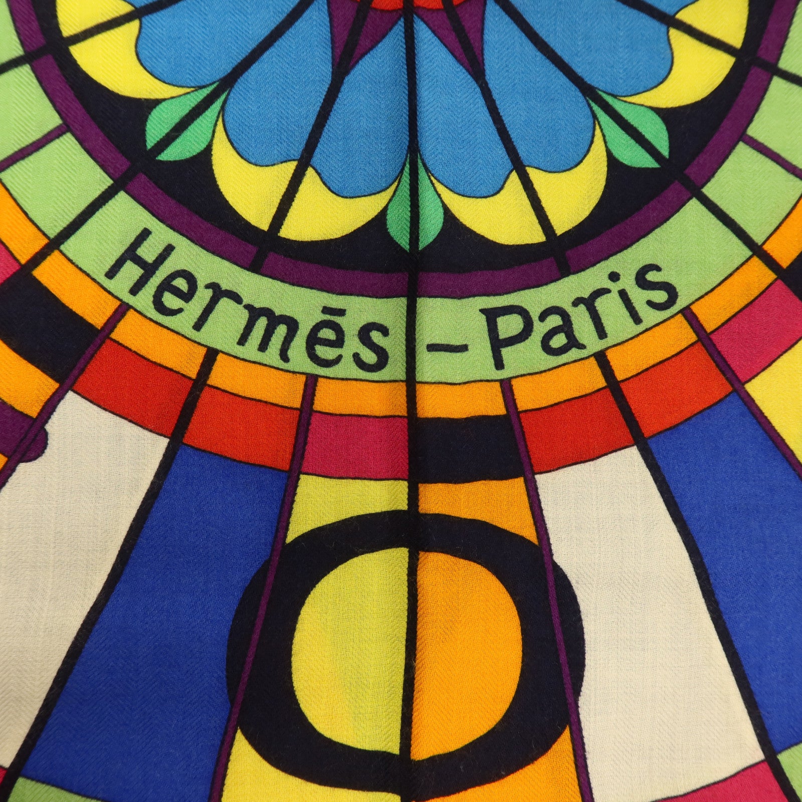 HERMES 羊絨/絲質Scarf 140x140cm絲巾
