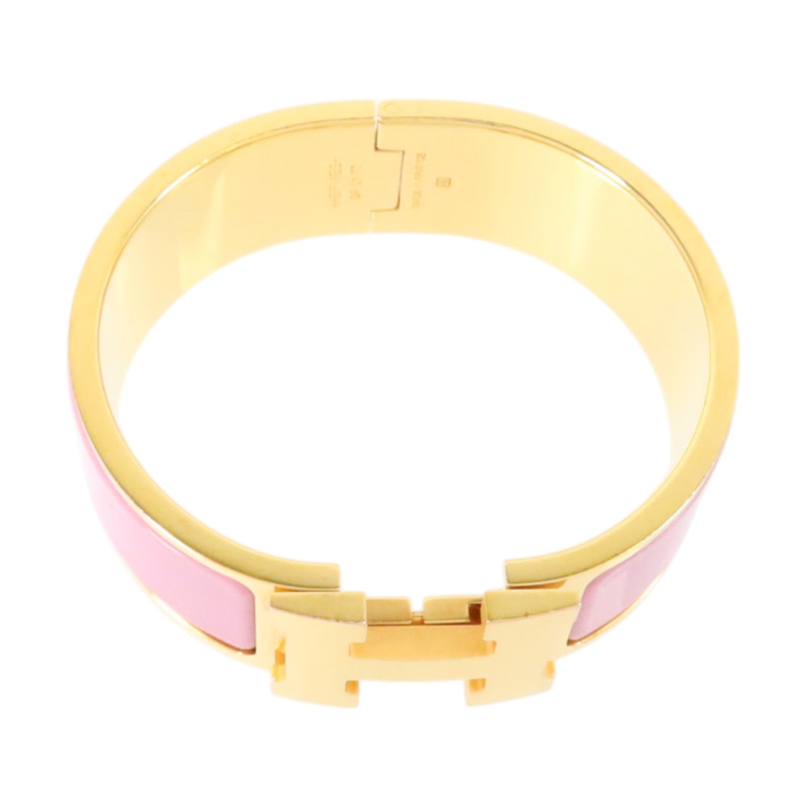 HERMES 金屬/琺瑯Clic-Clac H Bracelet金扣手鏈