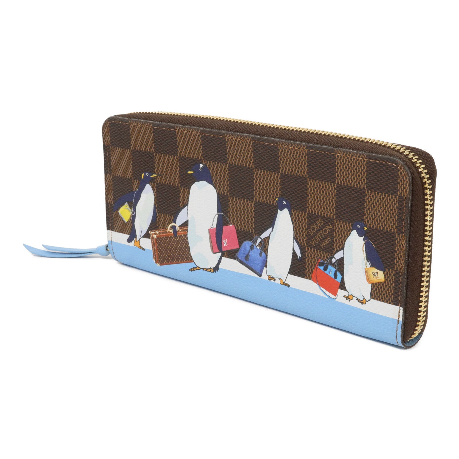 LOUIS VUITTON Damier Portefeuille Clemence長錢包