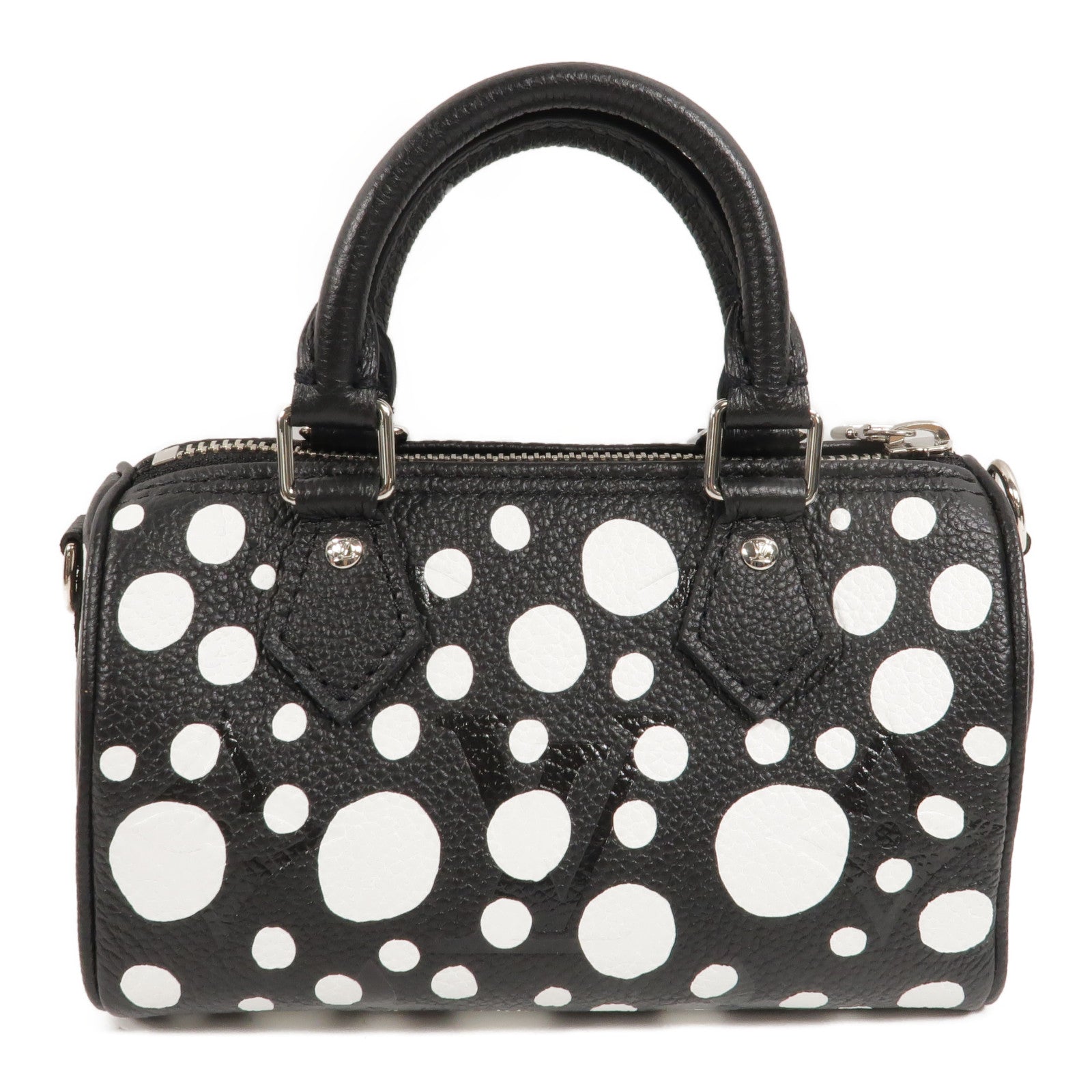 LOUIS VUITTON Monogram Empreinte LV x YK Nano Speedy手挽肩背兩用袋
