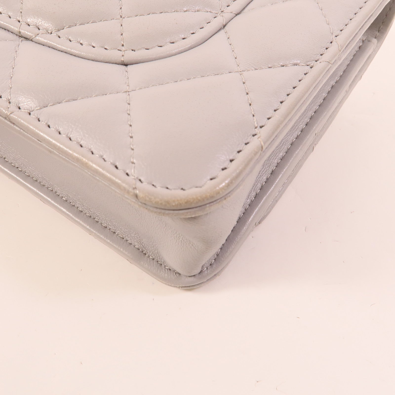 CHANEL 羊皮皮革WOC Wallet On Chain鏈帶肩背袋