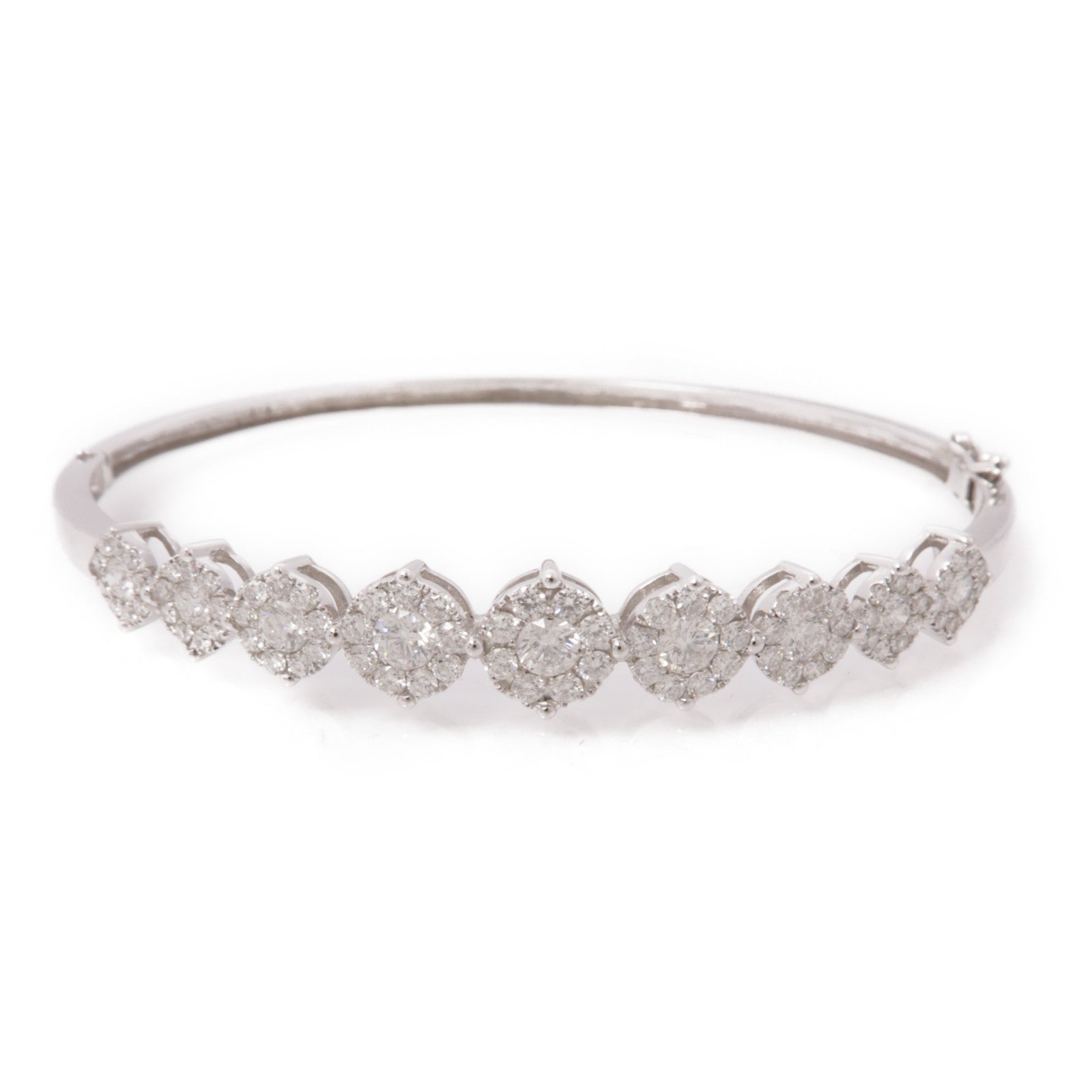 JEWELRY 18K白金Diamond Bangle鑽石手鐲