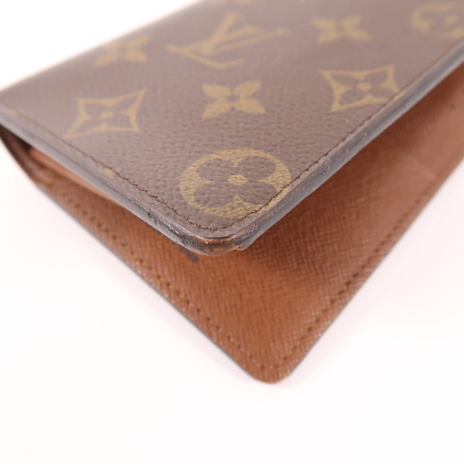 LOUIS VUITTON Monogram Brazza Wallet金扣長錢包