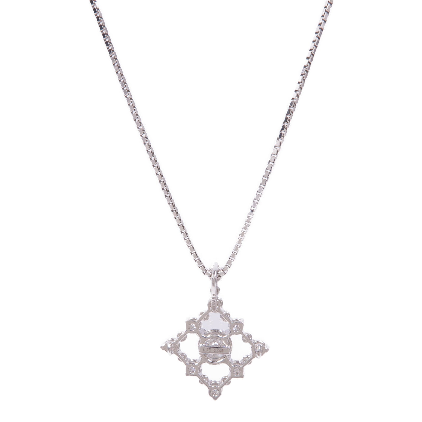 JEWELRY Diamond Necklace 18K White Gold