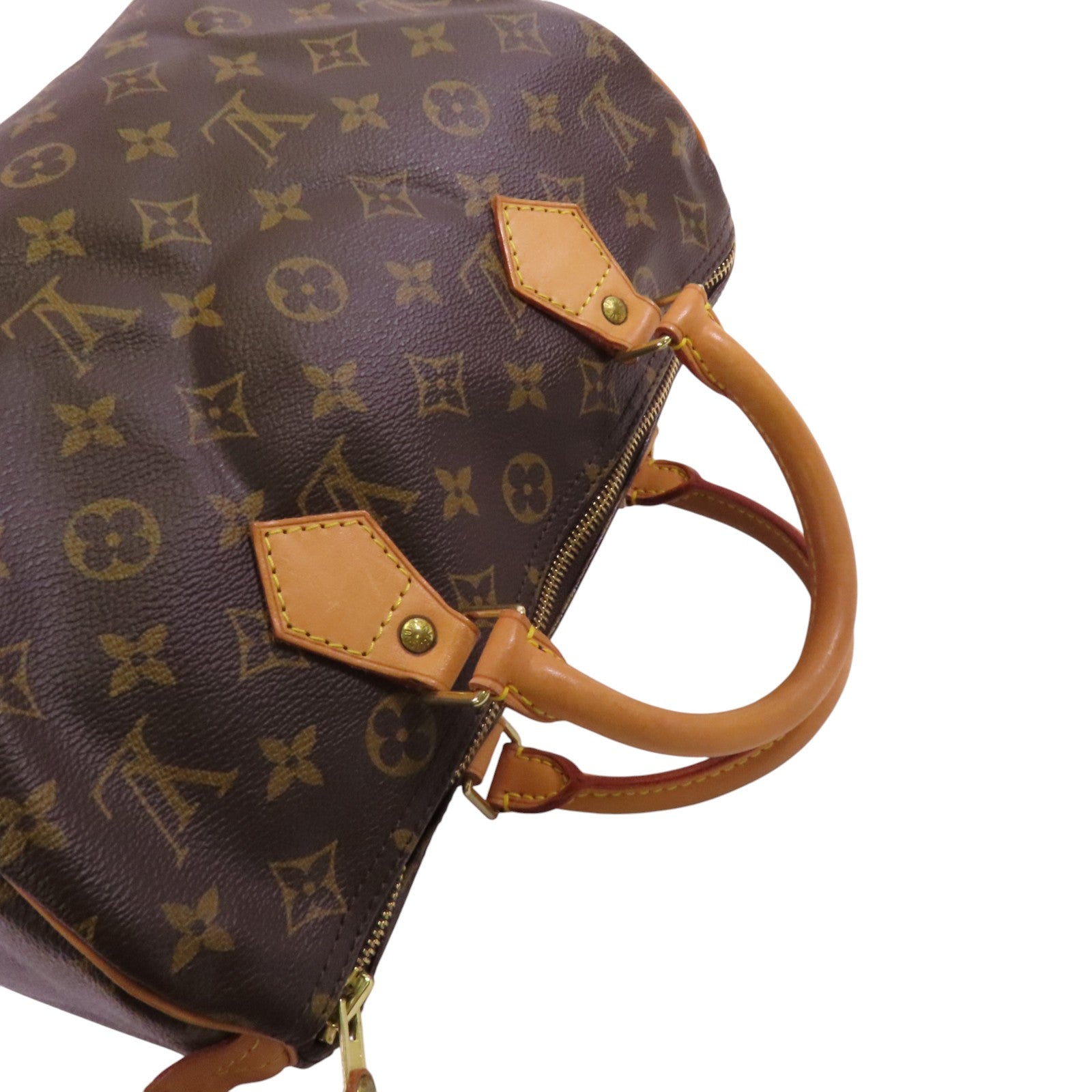 LOUIS VUITTON Monogram Speedy 30金扣手挽袋