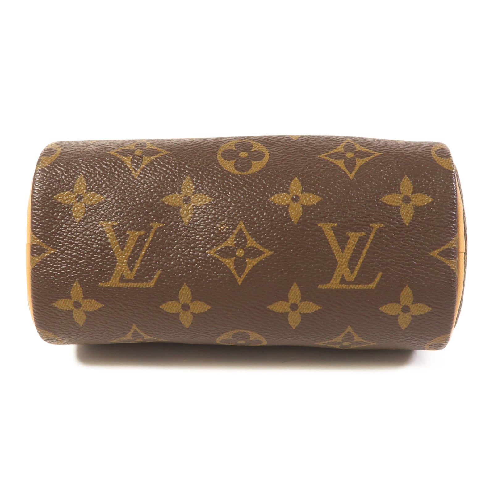 LOUIS VUITTON Monogram Nano Speedy金扣手挽肩背兩用袋