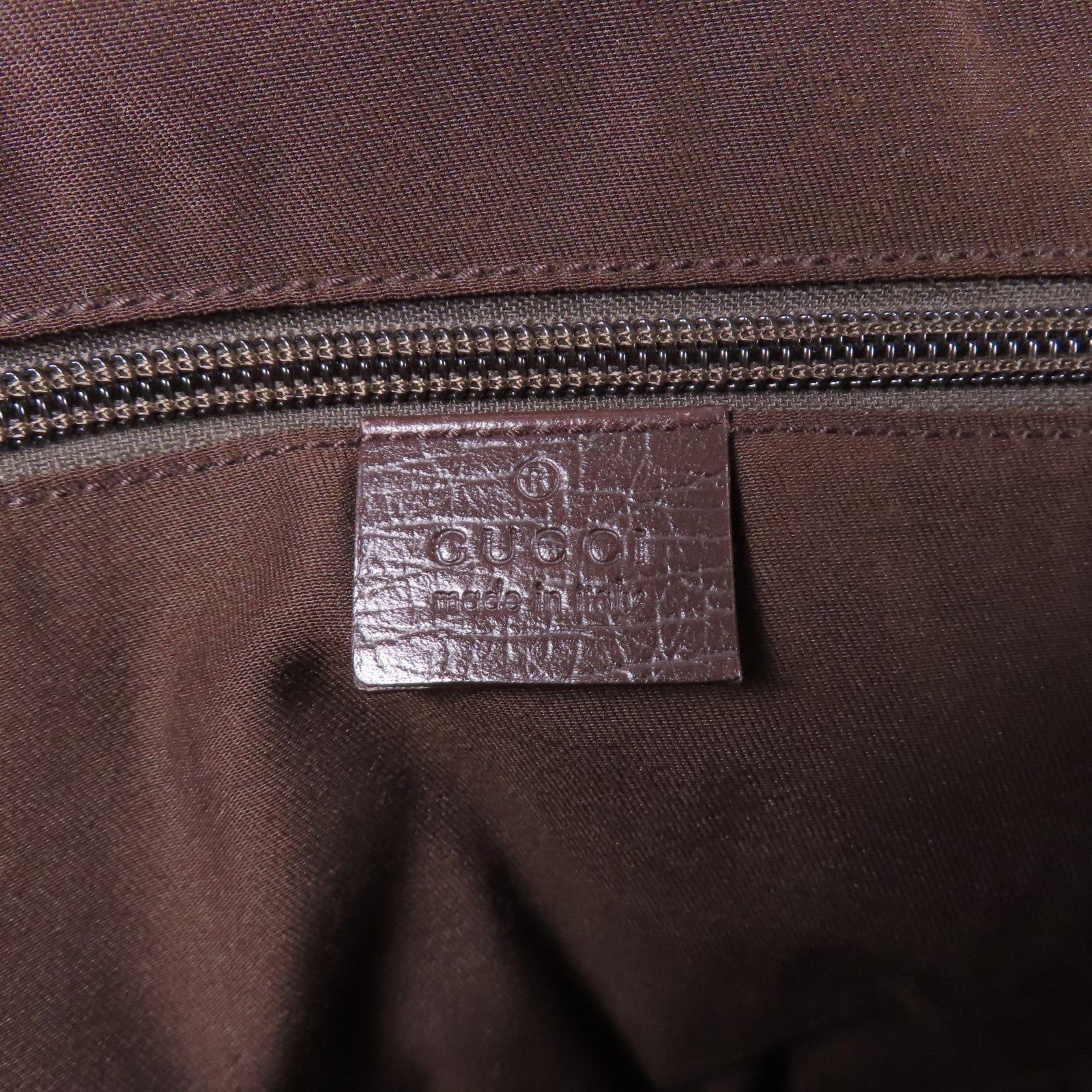 GUCCI 塗層帆布Shoulder/Messenger Bag銀扣