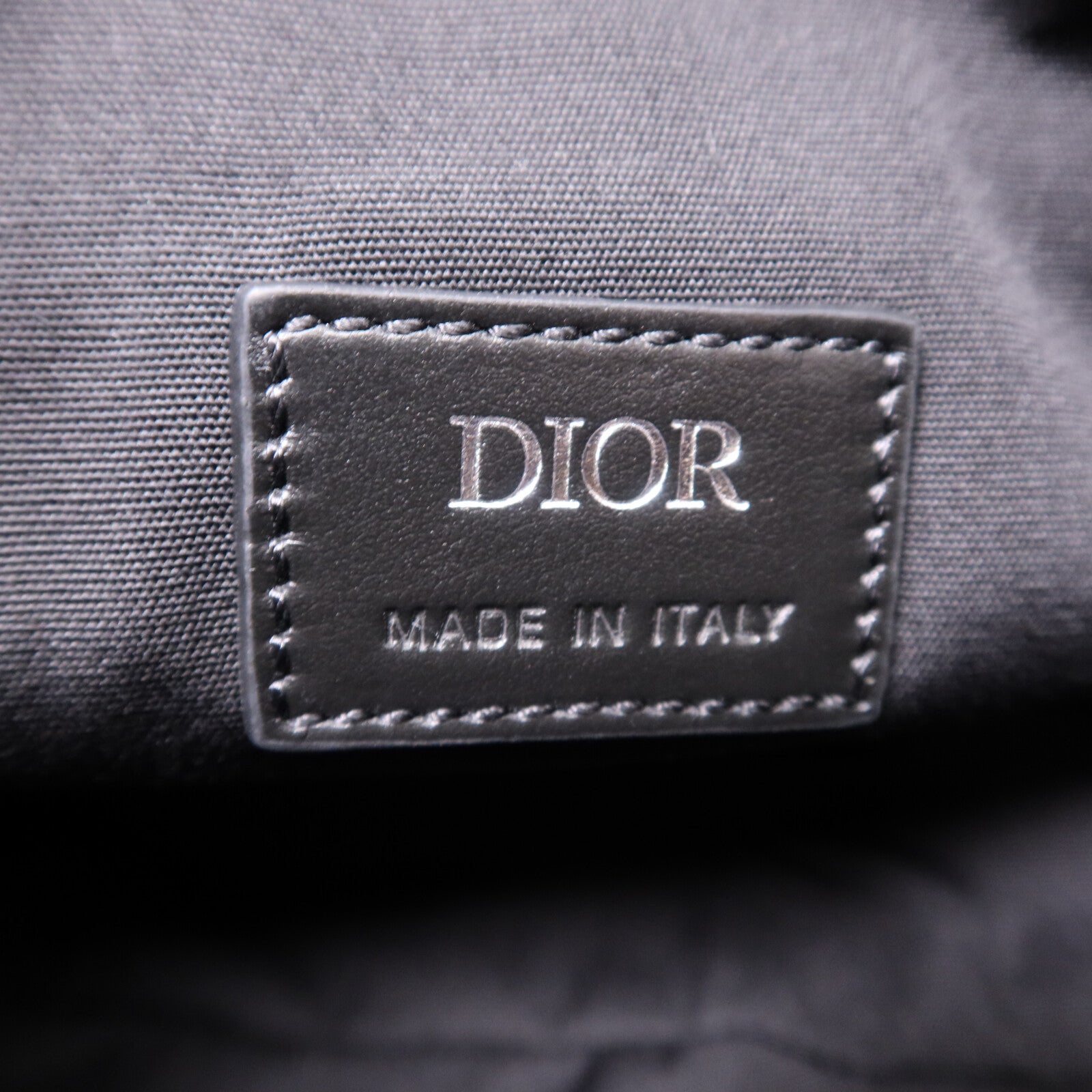 Dior 【激減優惠】牛皮皮革Oblique Galaxy Saddle銀扣肩背袋