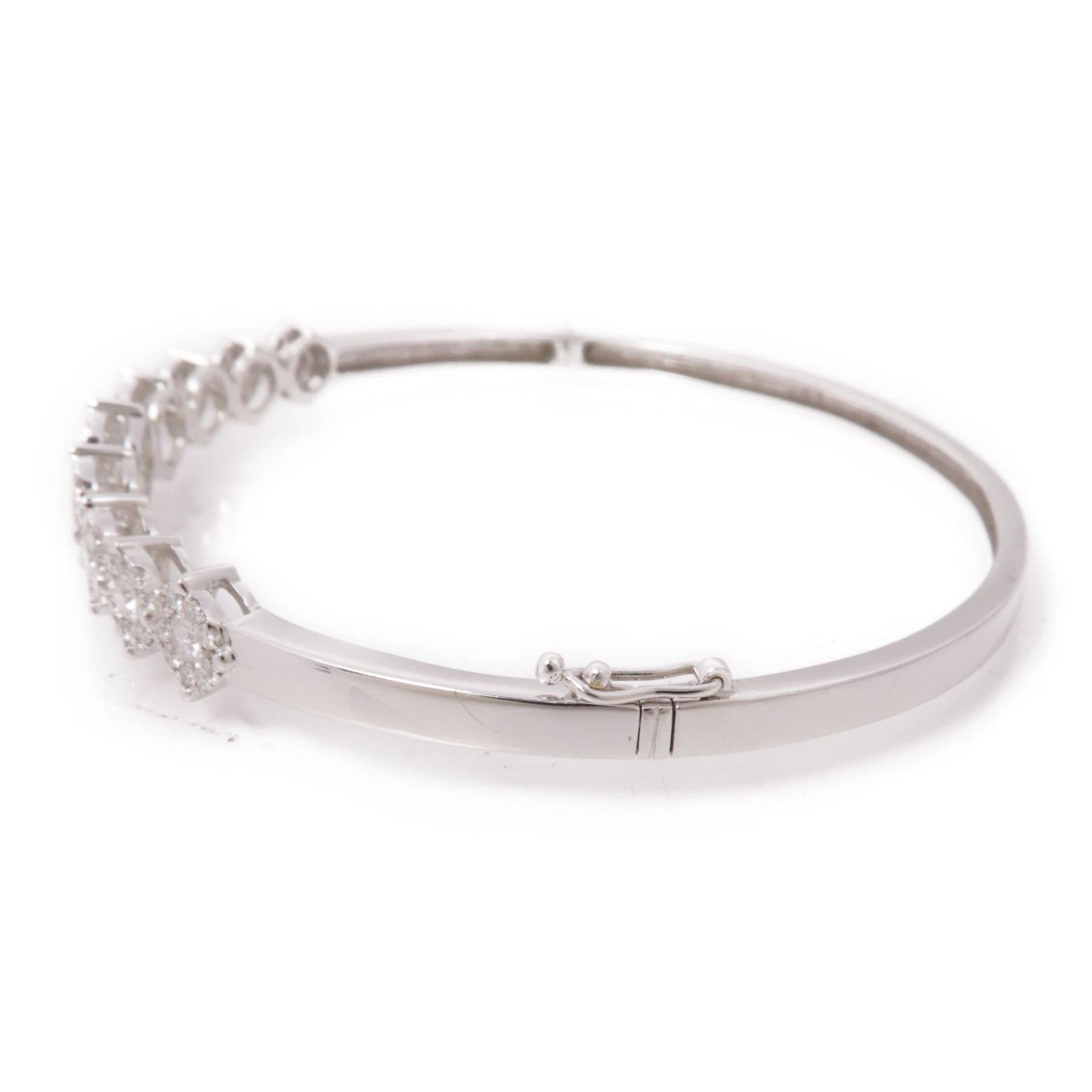 JEWELRY 18K白金Diamond Bangle鑽石手鐲
