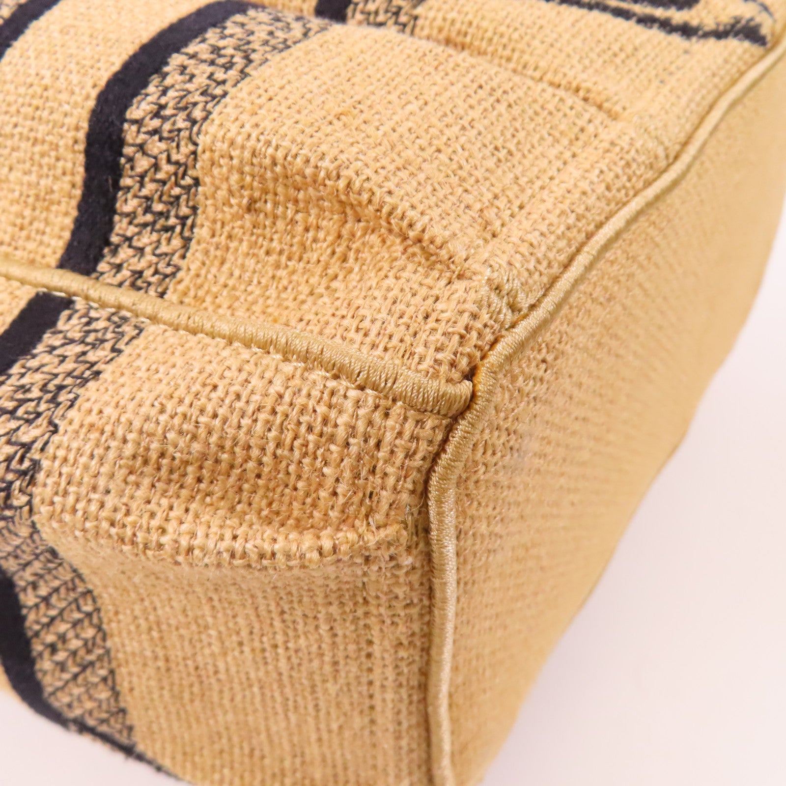 Dior 【激減優惠】帆布Jute Catherine Tote手挽袋啡色