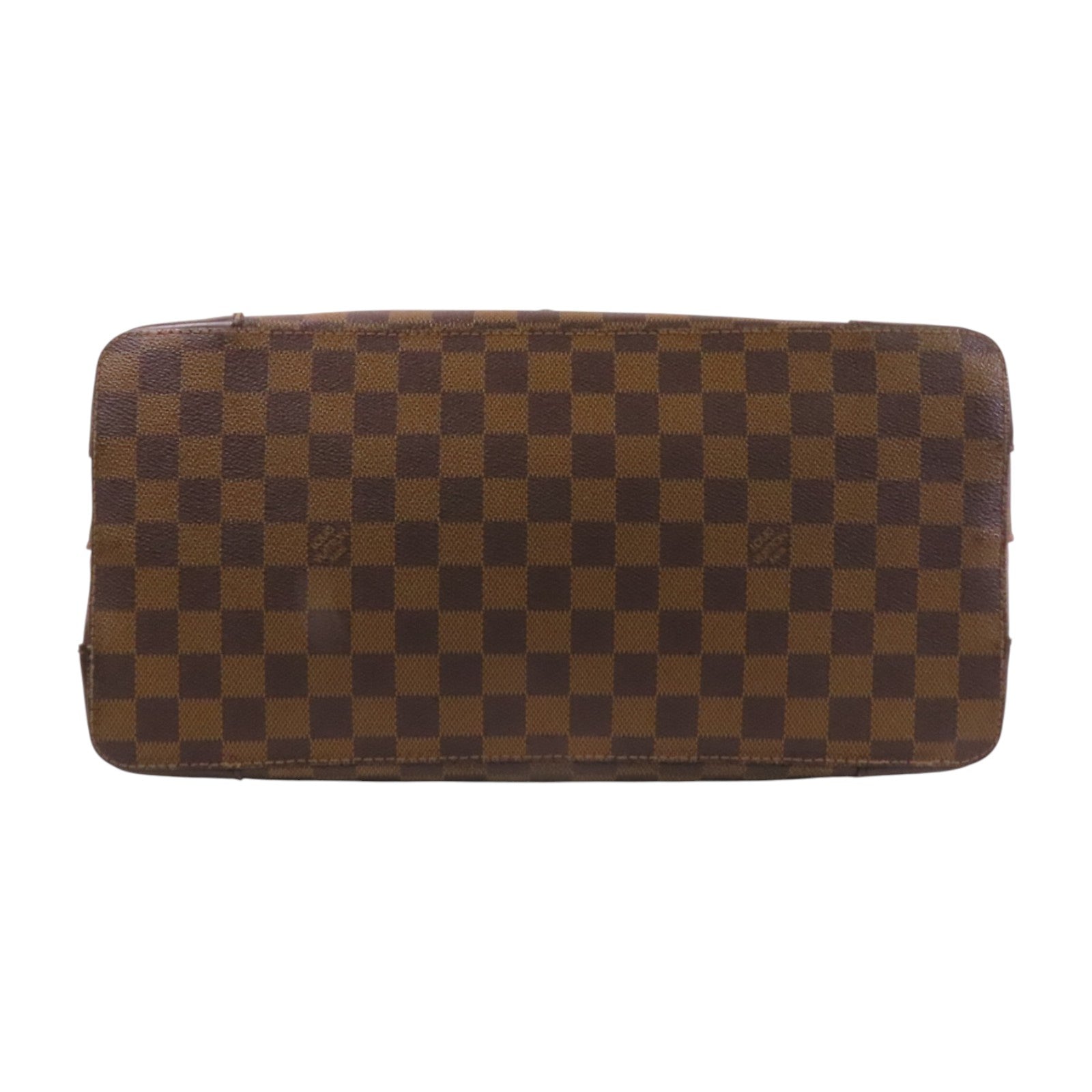 LOUIS VUITTON Damier Ebene Hampstead MM金扣肩背袋